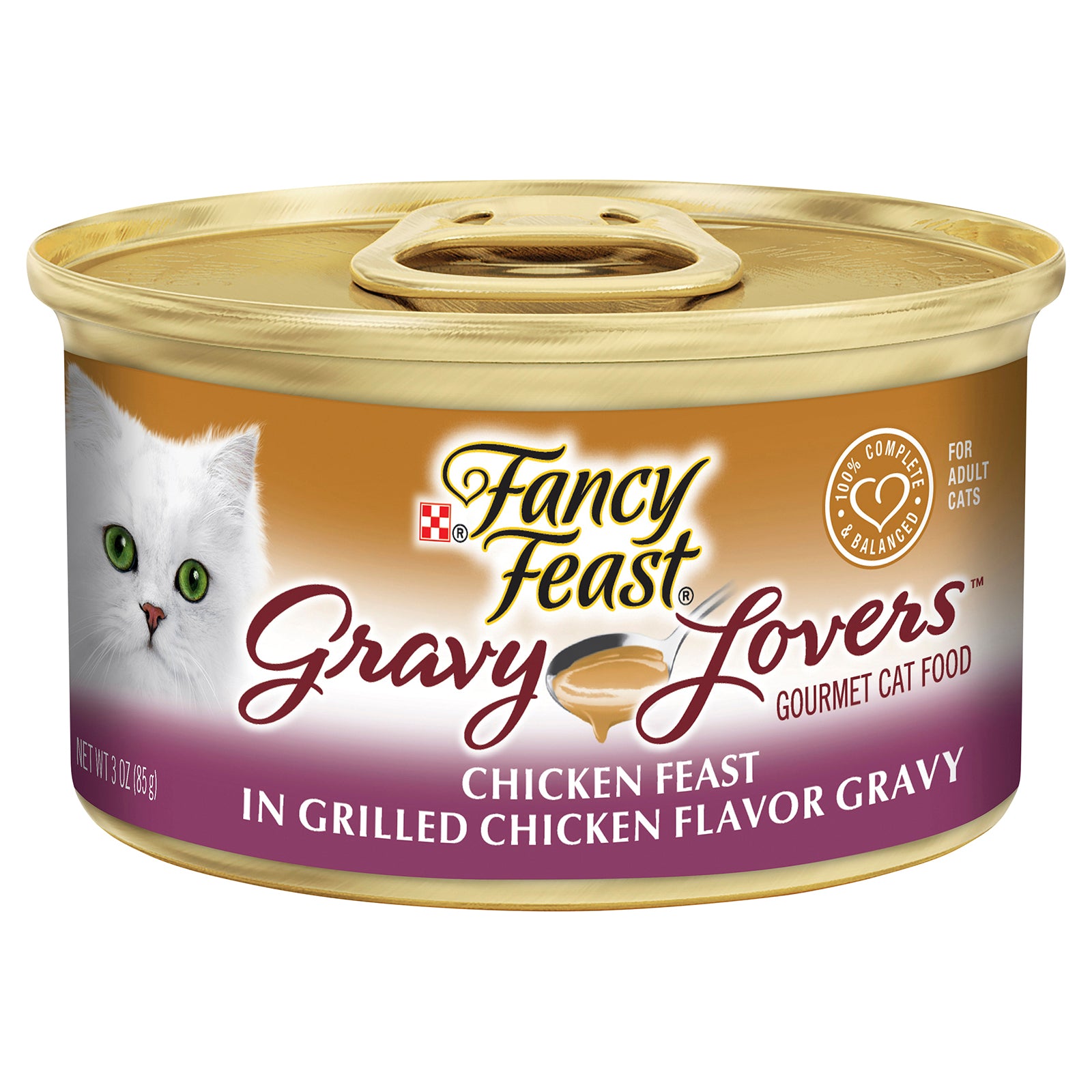 Fancy Feast Cat Food Can Adult Gravy Lovers Chicken Feast