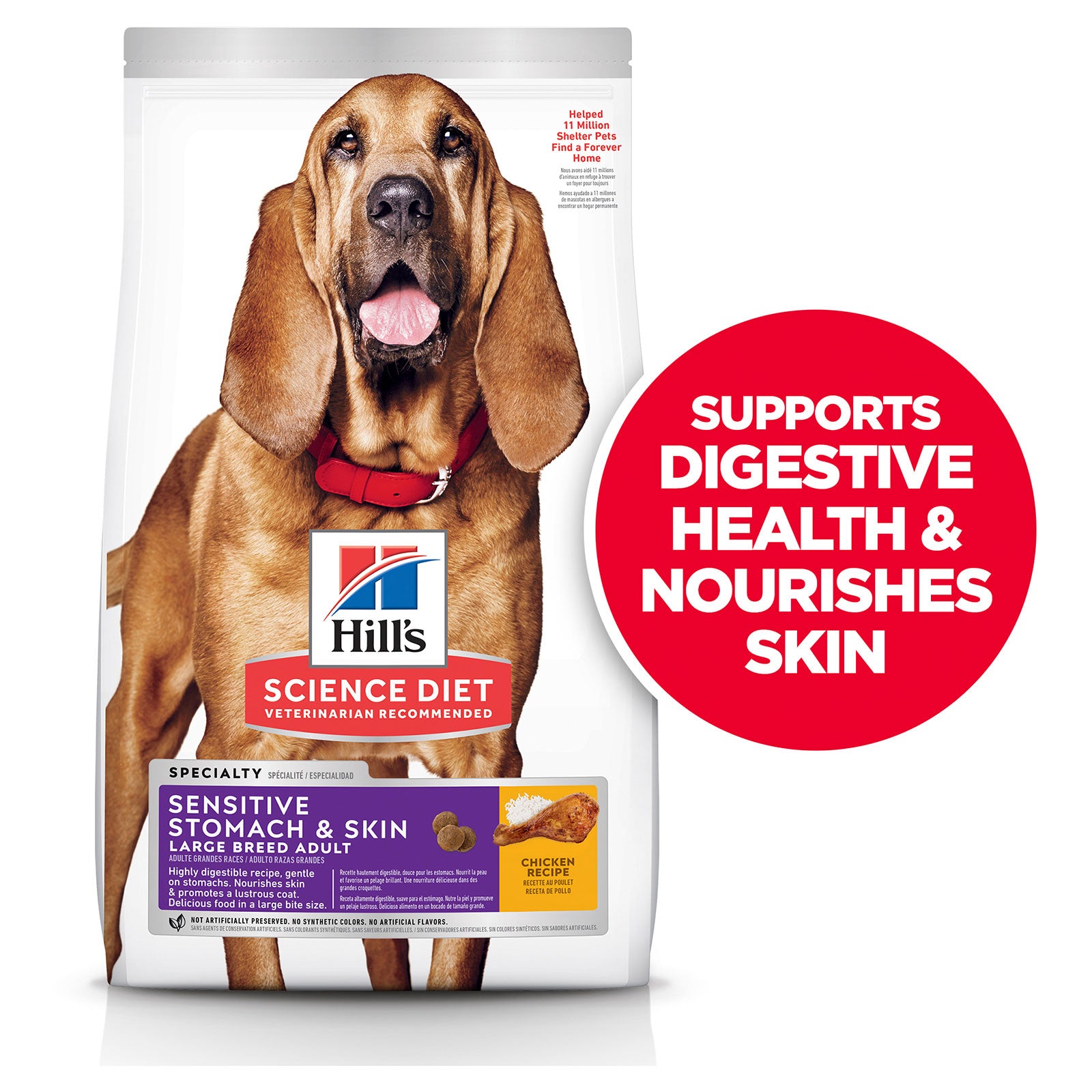 Hill's Science Diet Dog Food Adult Sensitive Stomach & Skin Large Breed