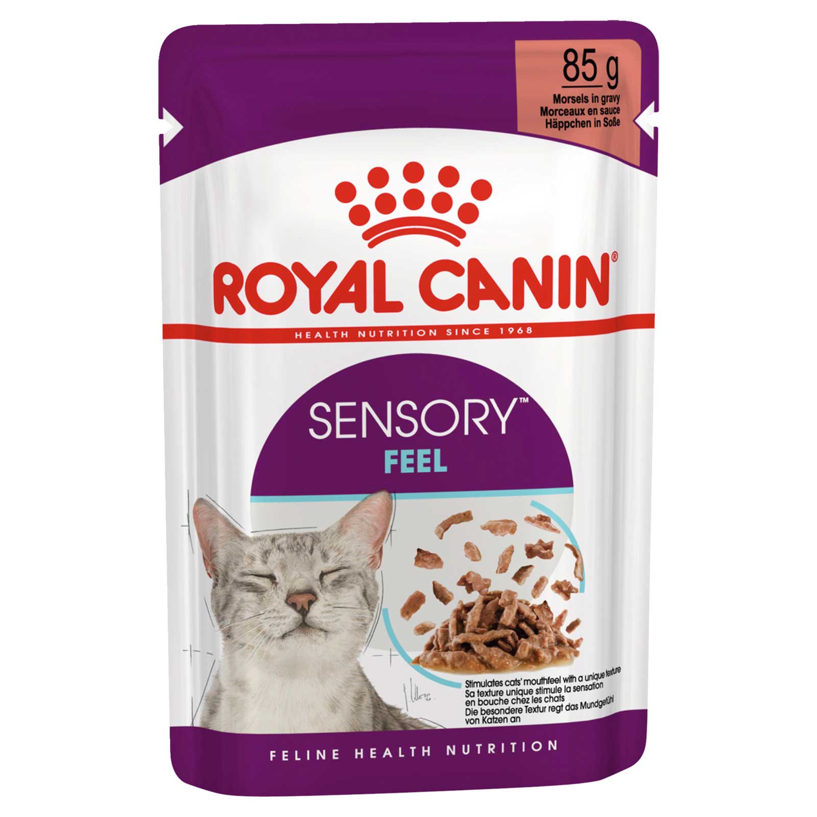 Royal Canin Cat Food Pouch Adult Sensory Feel Gravy