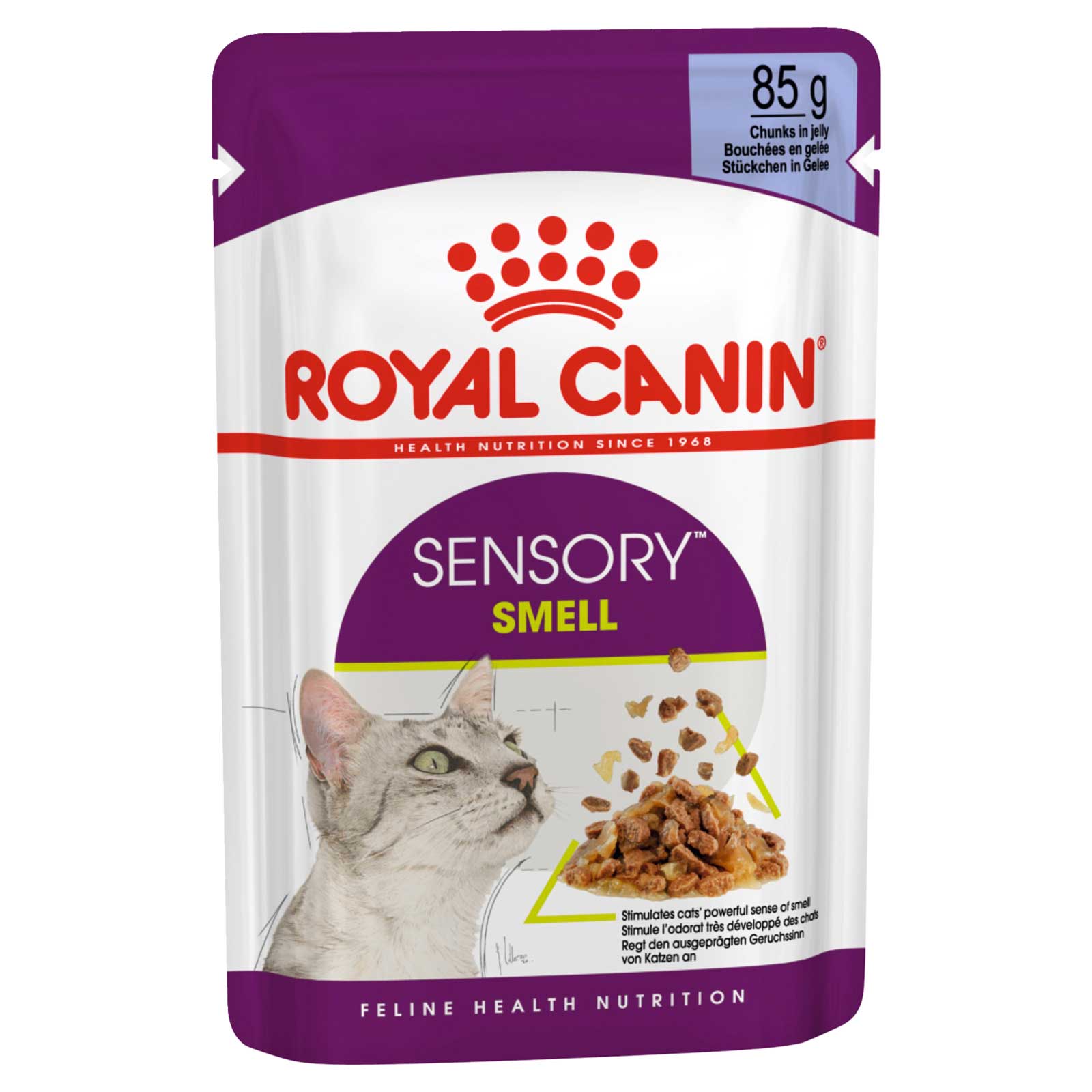 Royal Canin Cat Food Pouch Adult Sensory Smell Jelly