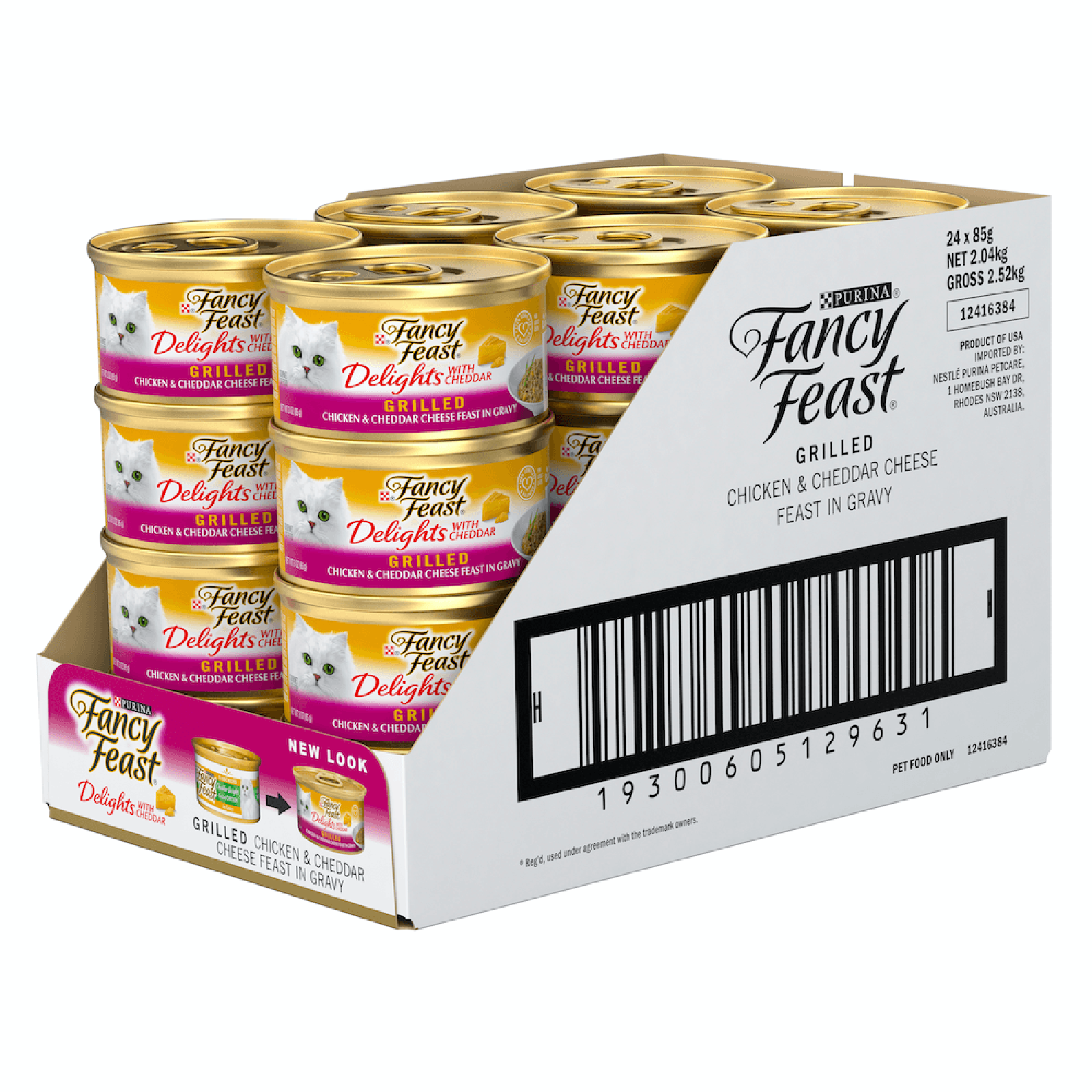 Fancy Feast Cat Food Can Adult Delights with Cheddar Chicken
