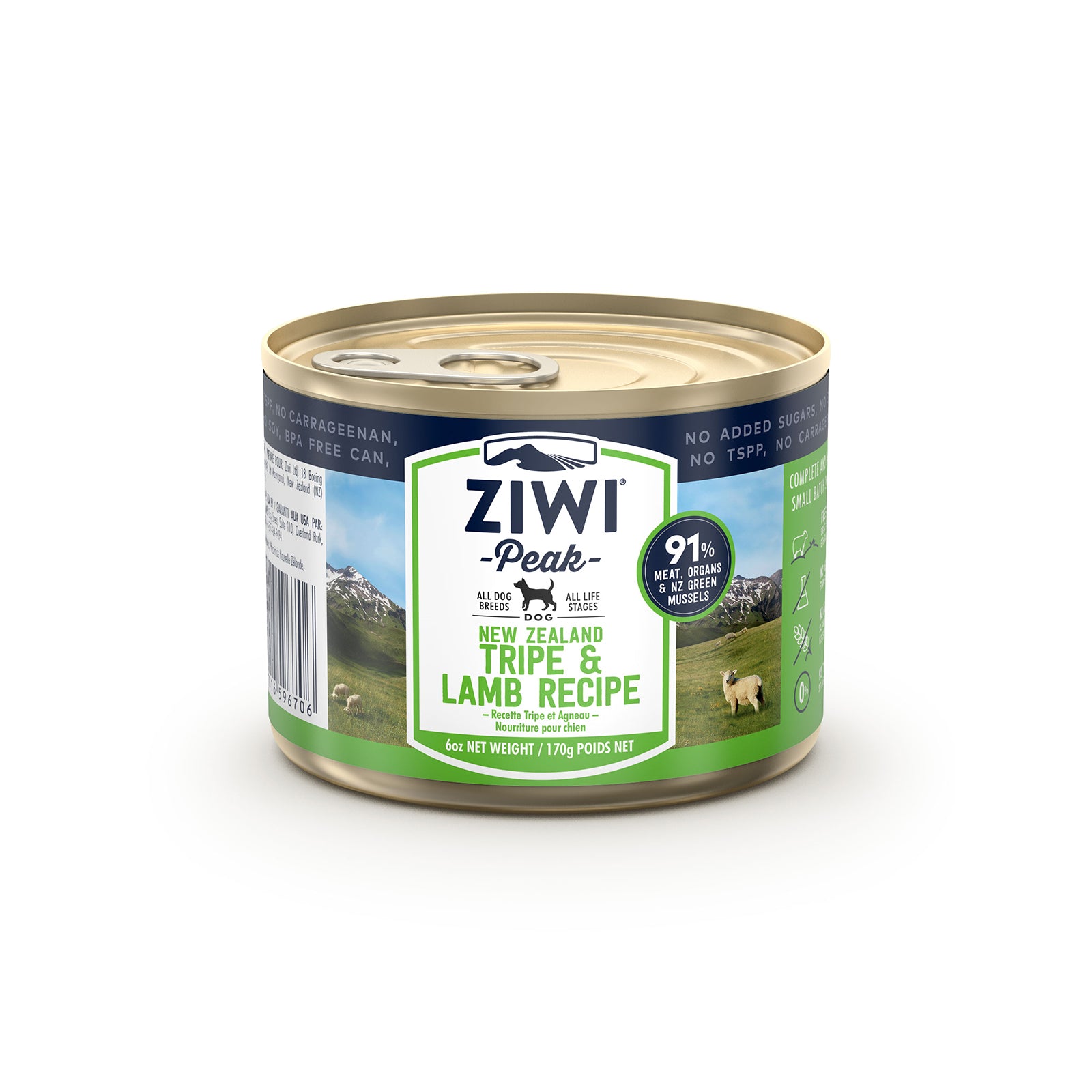 Ziwi Peak Dog Food Can Tripe & Lamb