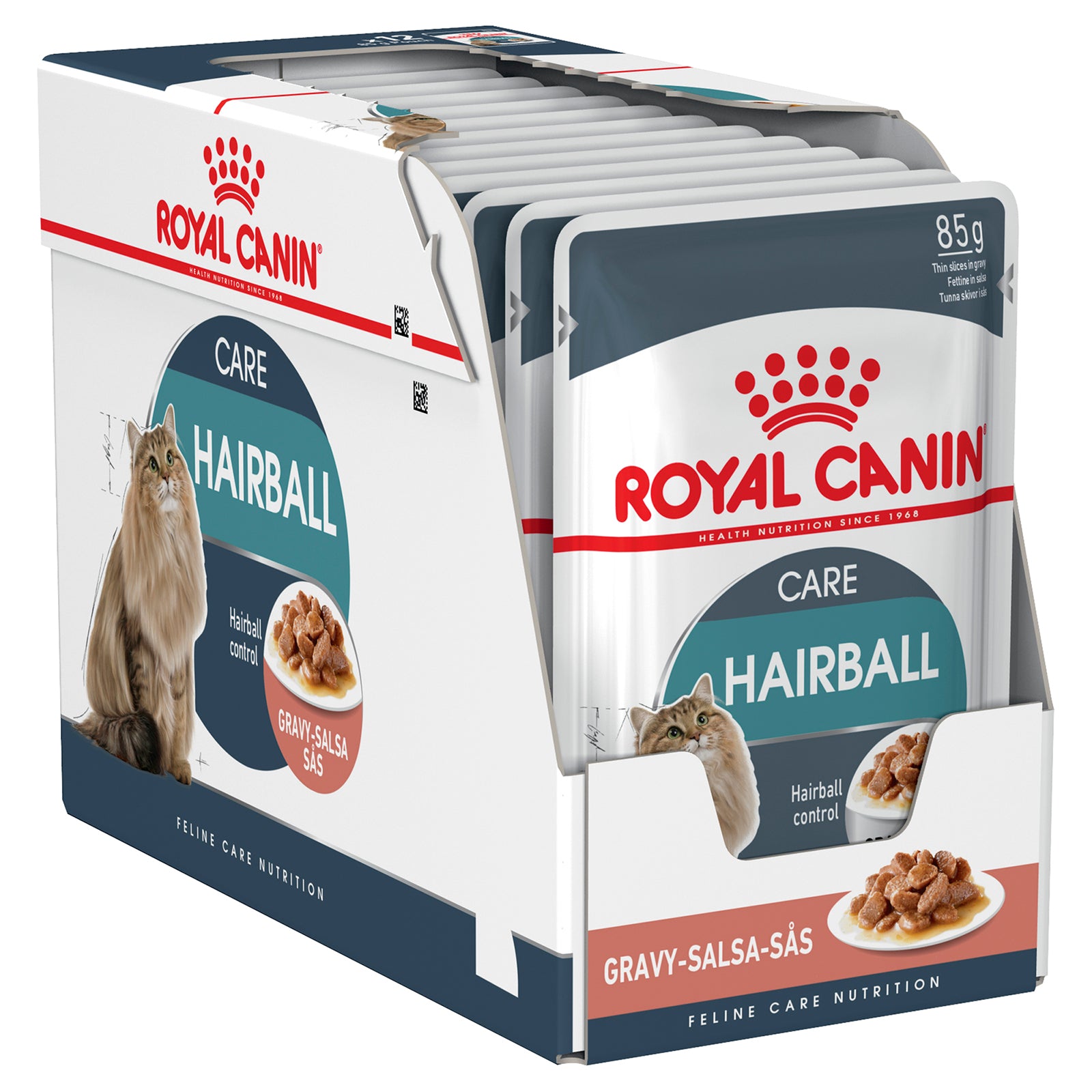 Royal Canin Cat Food Pouch Adult Hairball Care in Gravy