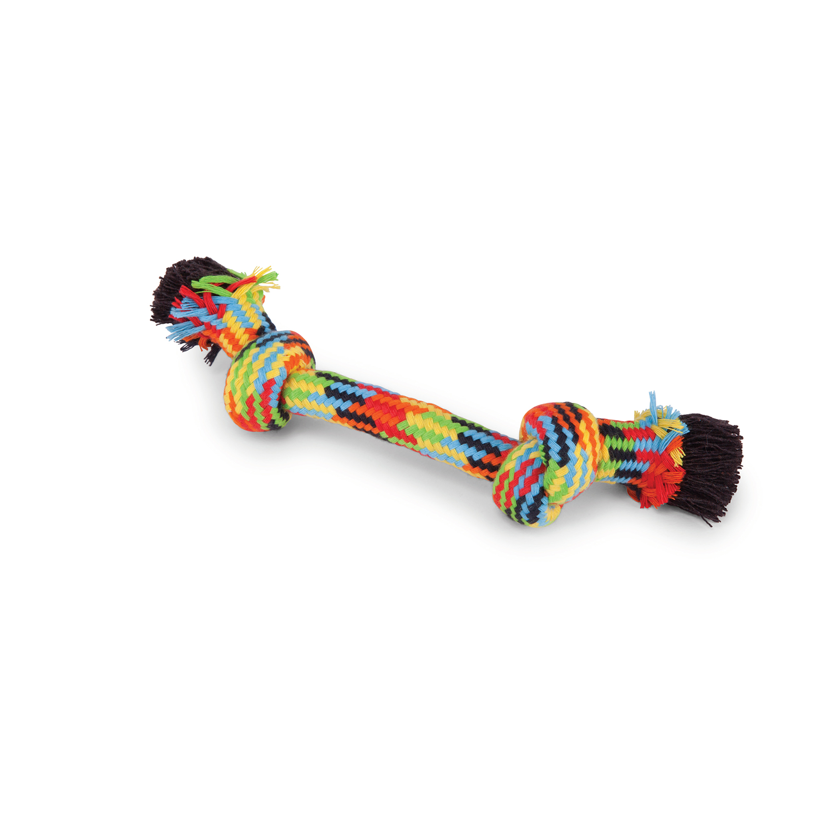 Kazoo Braided Rope Knot Bone Dog Toy