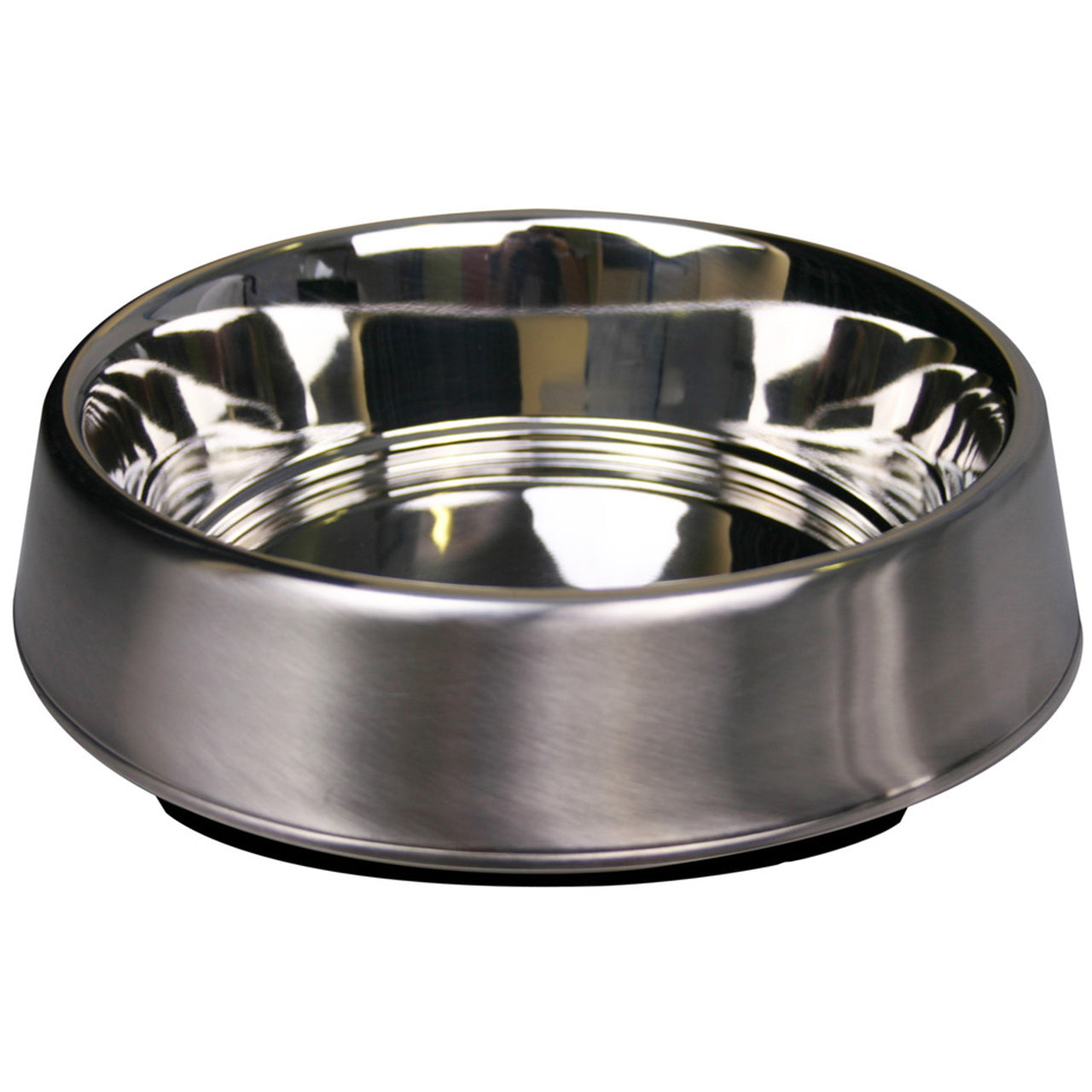 Pet One Anti Tip Stainless Steel Dog Bowl