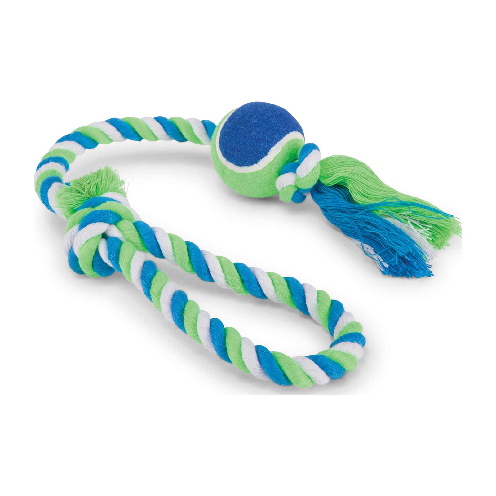 Kazoo Twisted Rope Tennis Sling Ball Dog Toy