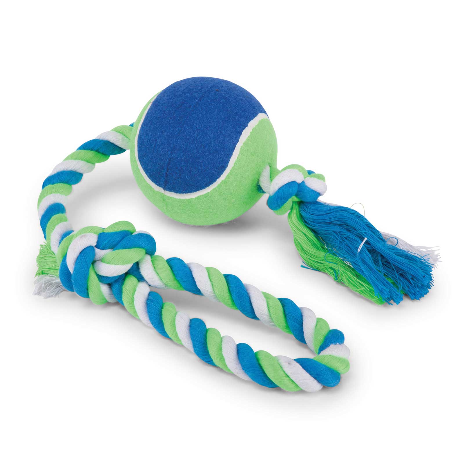 Kazoo Twisted Rope Tennis Sling Ball Dog Toy