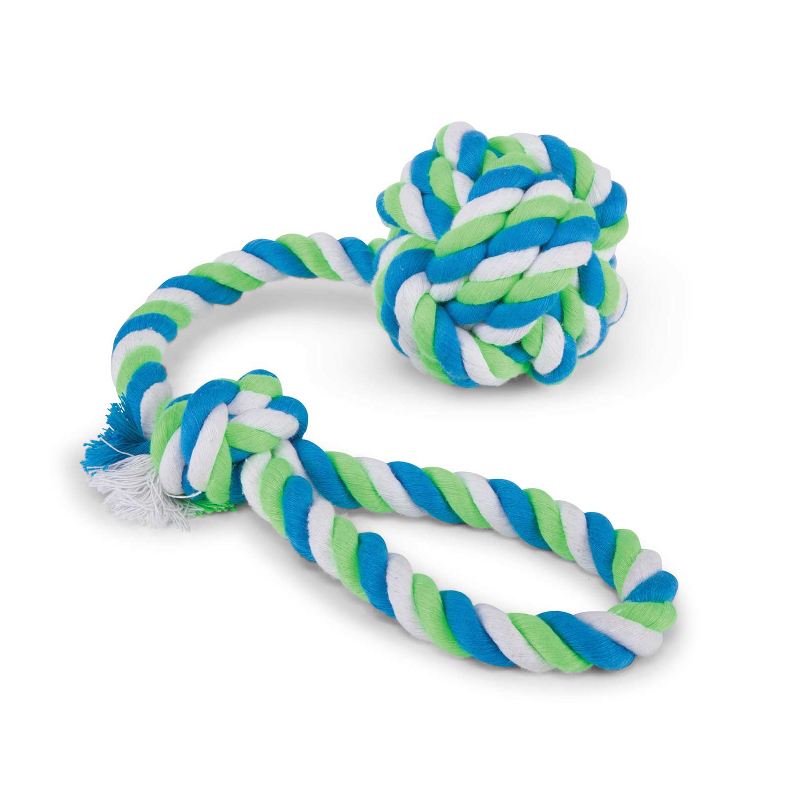 Kazoo Twisted Rope Sling Knot Ball Dog Toy