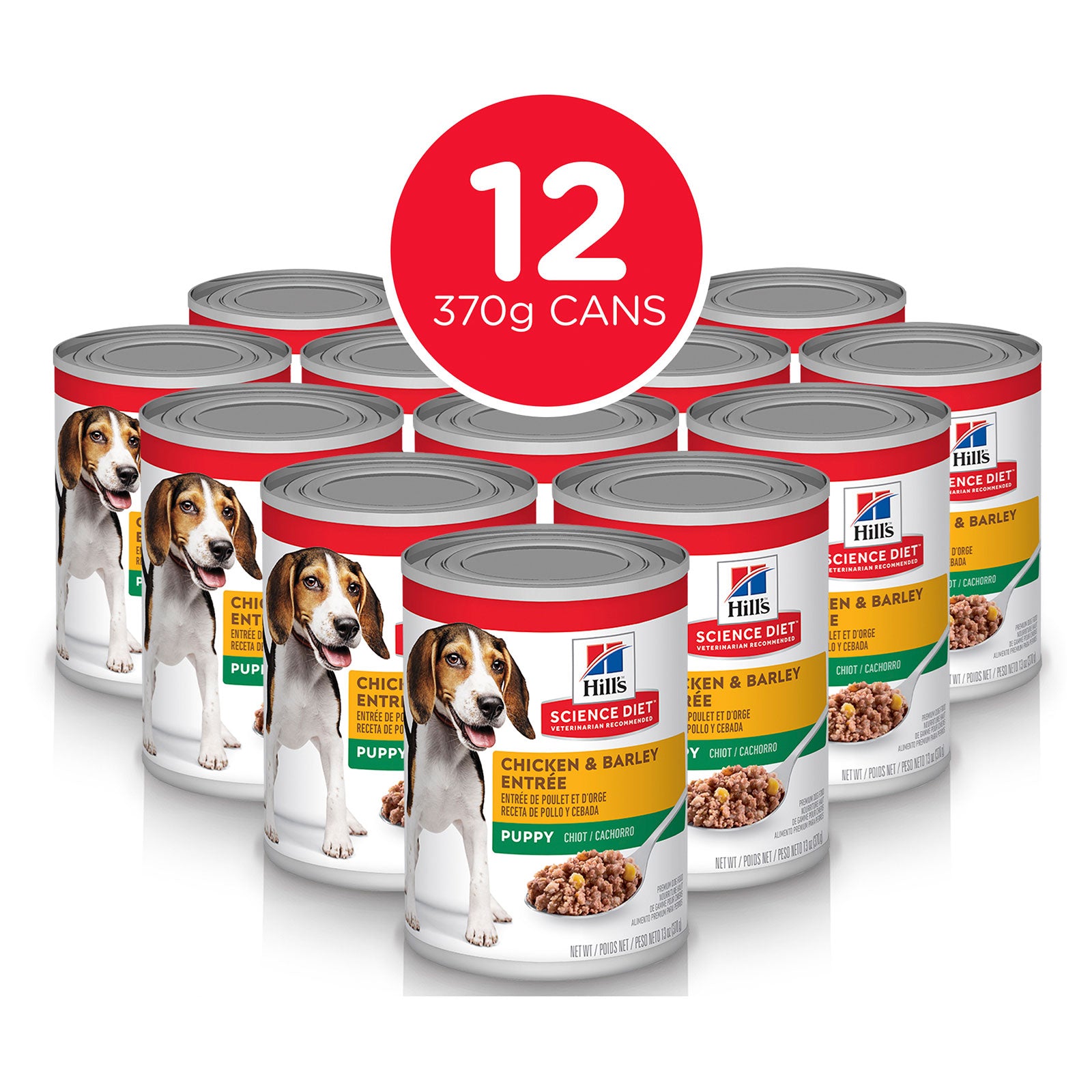 Hill's Science Diet Dog Food Can Puppy Chicken & Barley Entrée