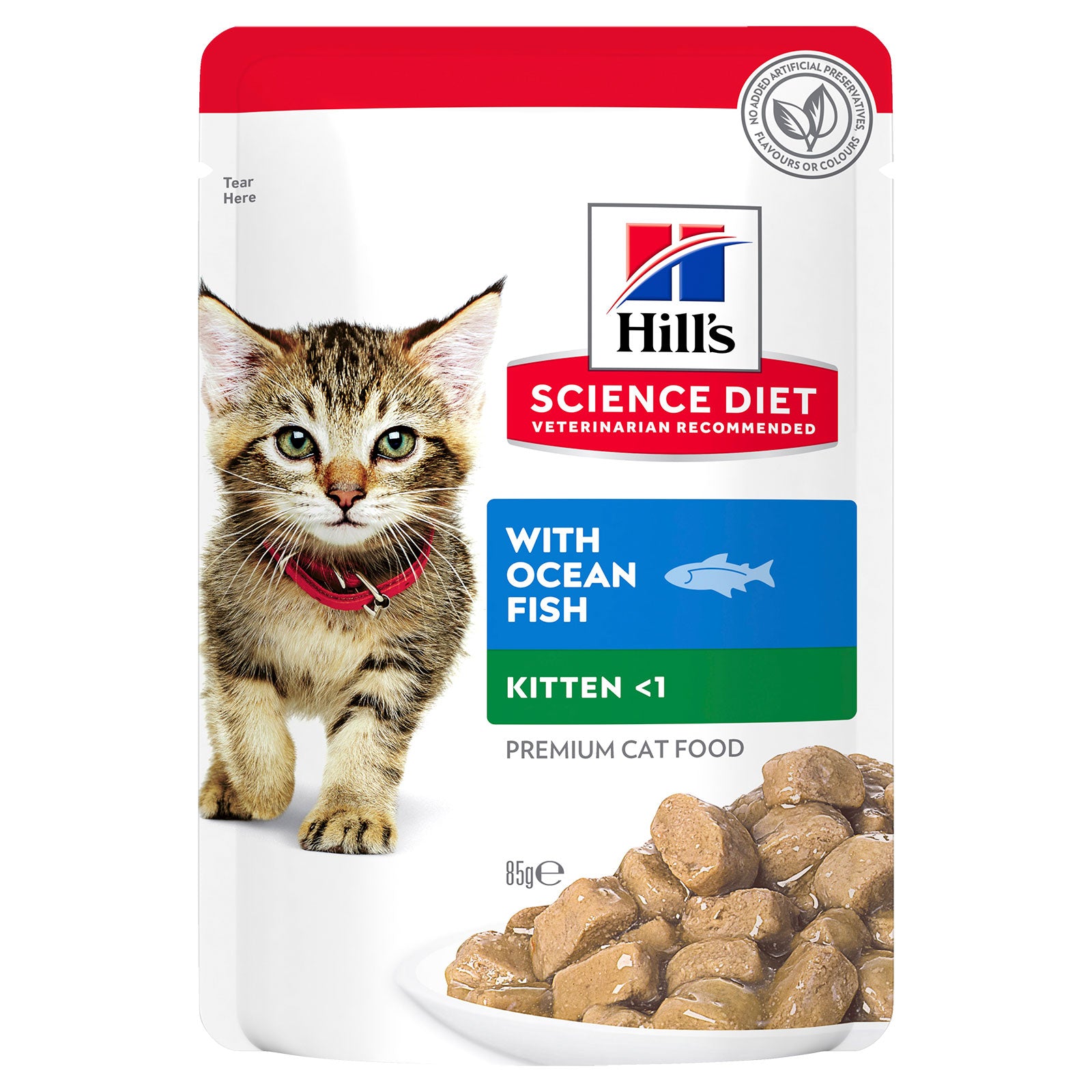 Hill's Science Diet Cat Food Pouch Kitten Ocean Fish