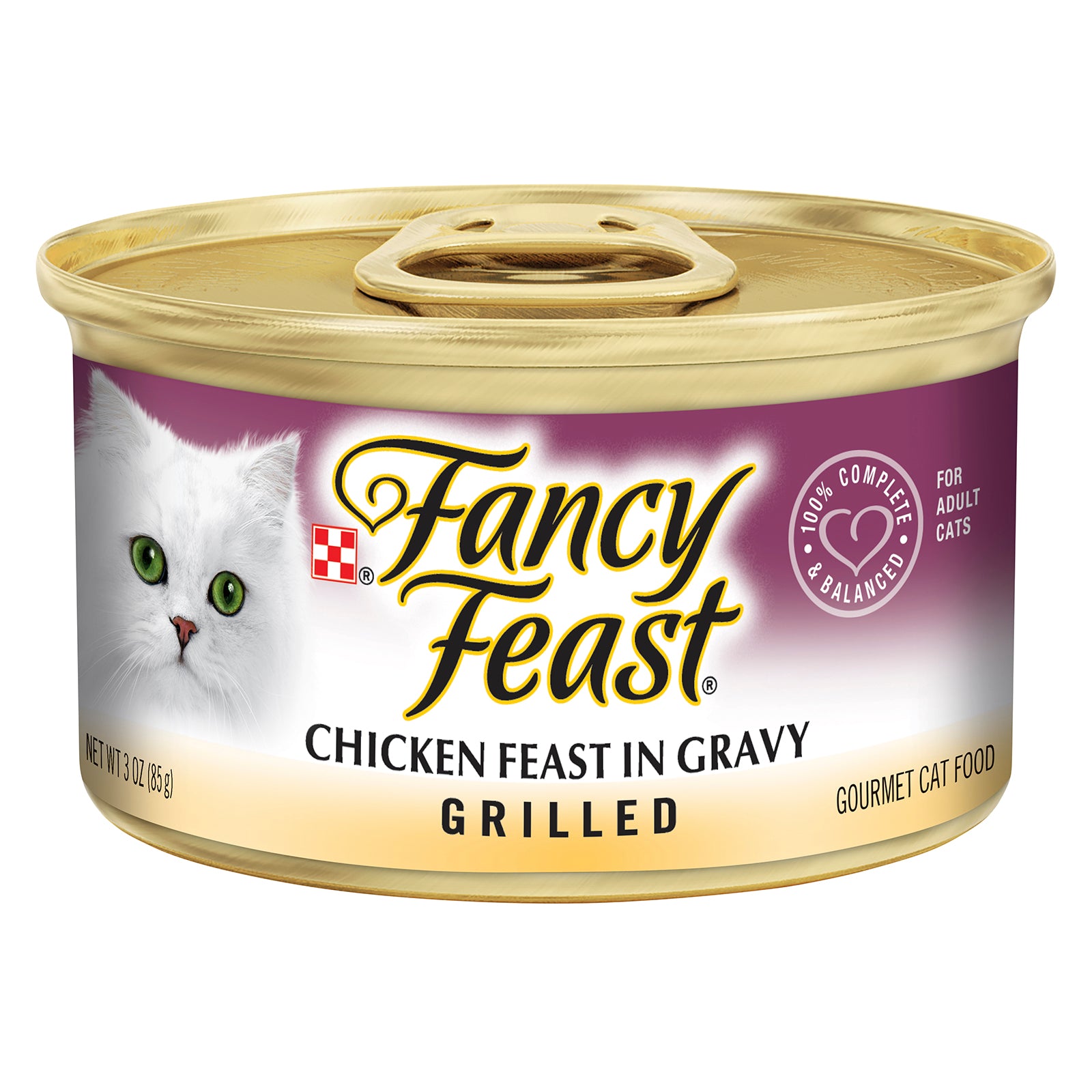 Fancy Feast Cat Food Can Adult Grilled Chicken Feast in Gravy