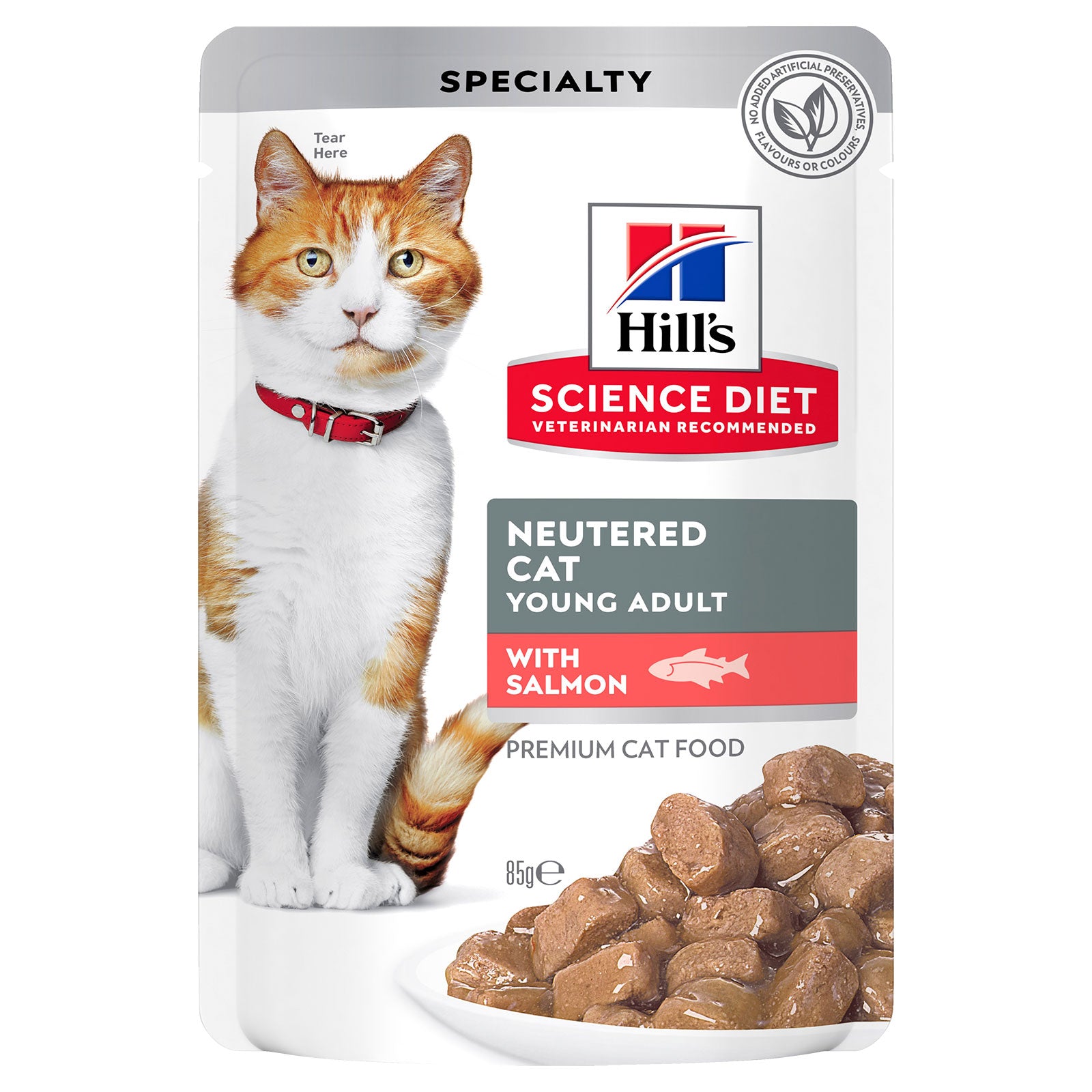 Hill's Science Diet Cat Food Pouch Neutered Cat Salmon