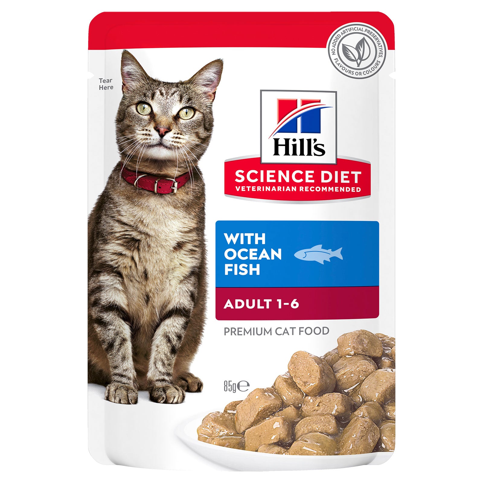 Hill's Science Diet Cat Food Pouch Adult Ocean Fish