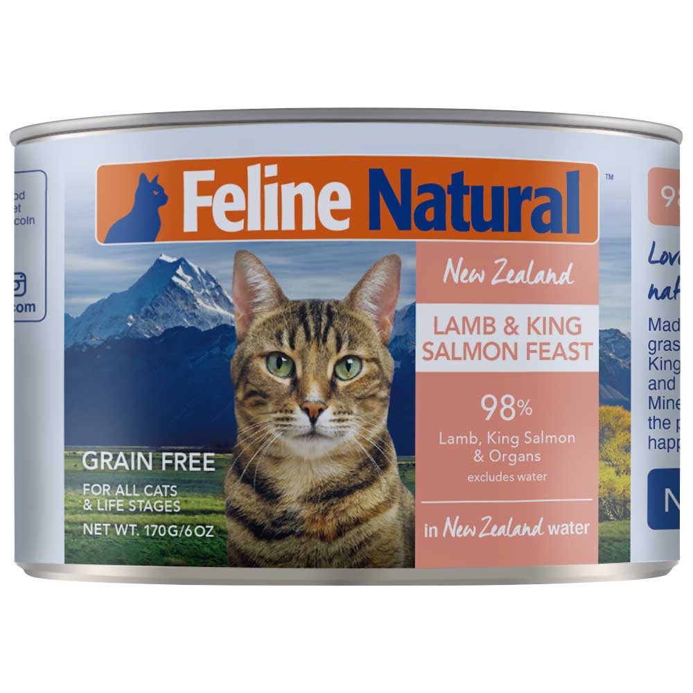 Feline Natural Cat Food Can Lamb & King Salmon