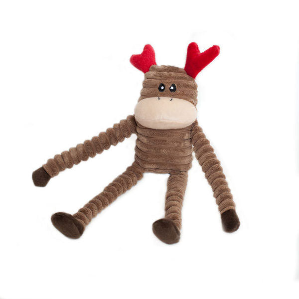 Zippy Paws Xmas Dog Toy Crinkle Reindeer