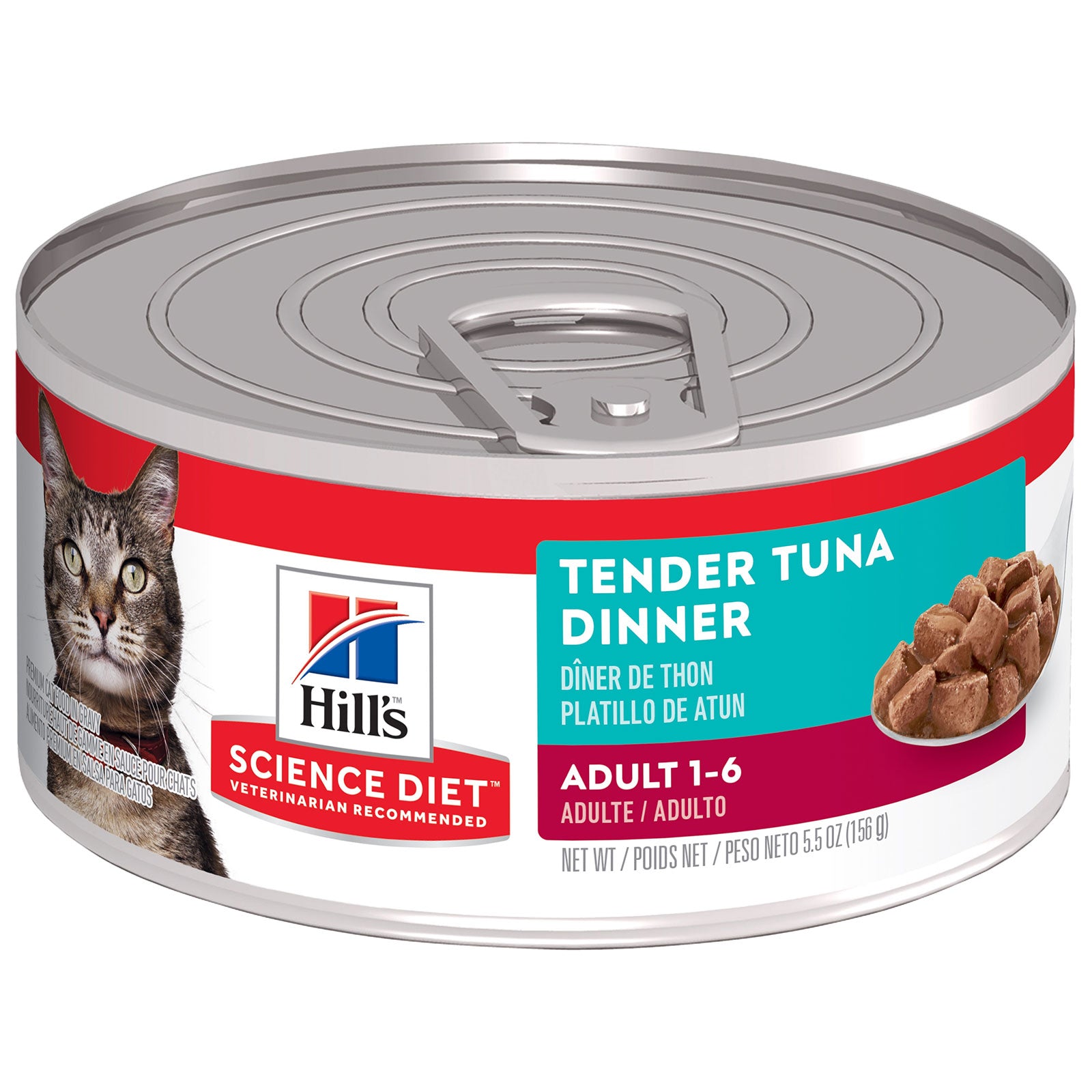 Hill's Science Diet Cat Food Can Adult Tender Tuna Dinner