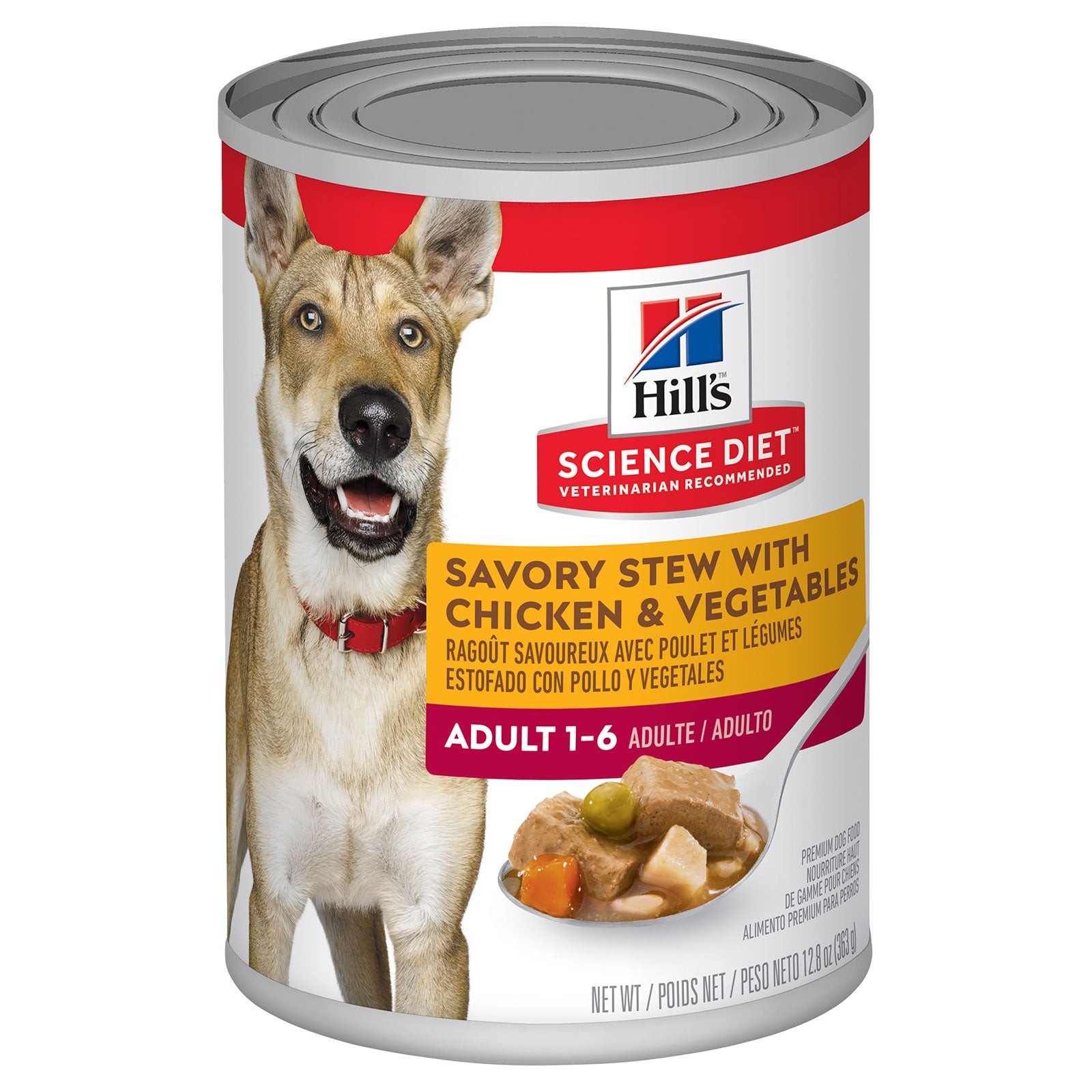 Hill's Science Diet Dog Food Can Adult Savoury Stew with Chicken & Vegetables