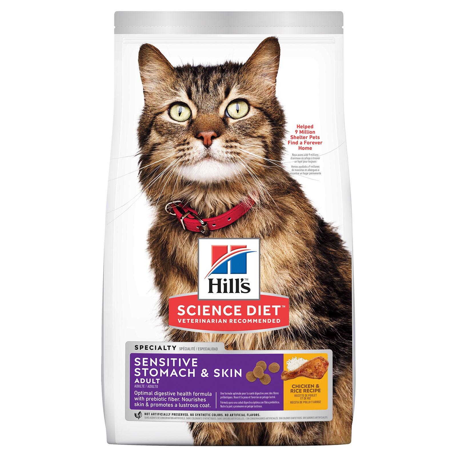 Hill's Science Diet Cat Food Adult Sensitive Stomach & Skin
