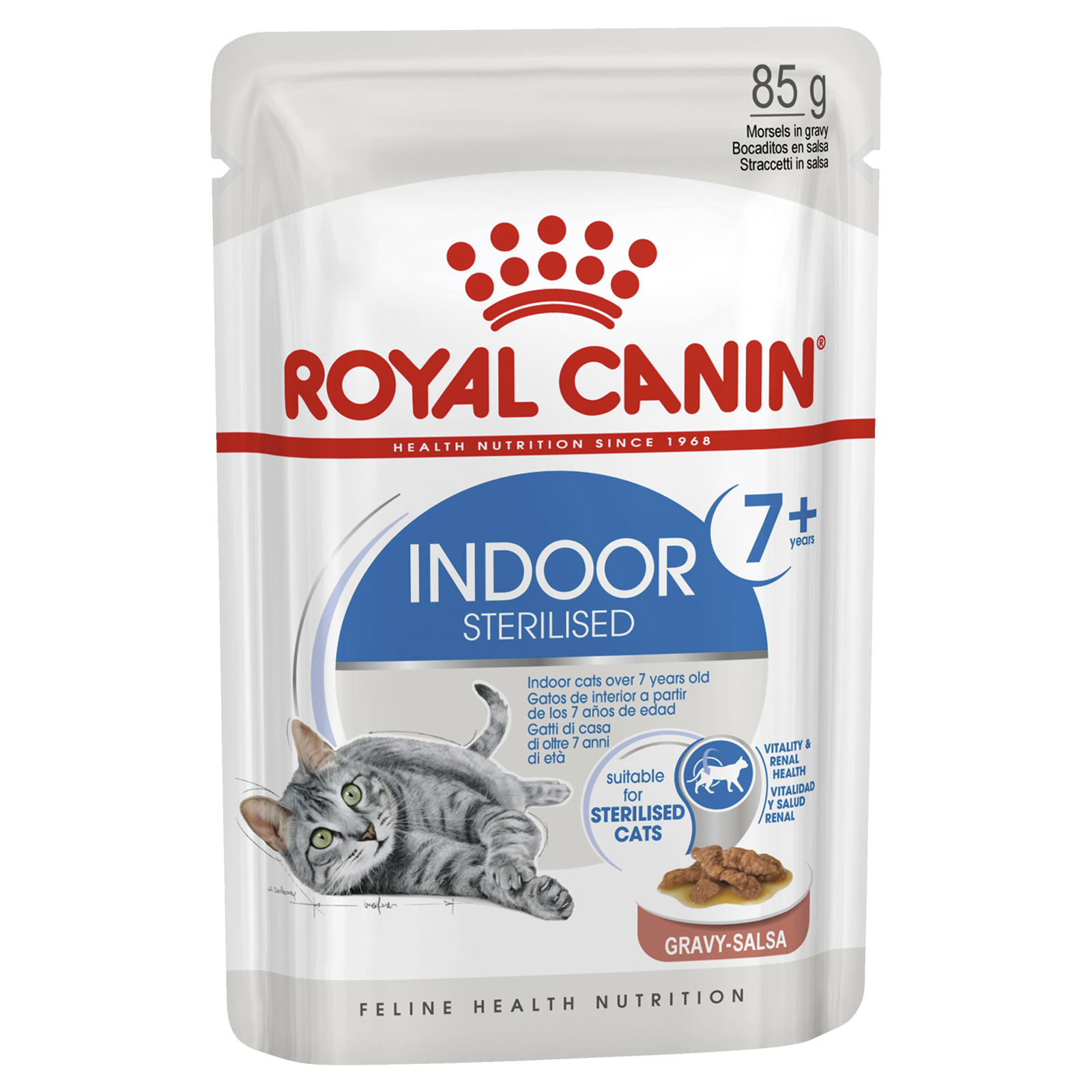 Royal Canin Cat Food Pouch Adult 7+ Indoor