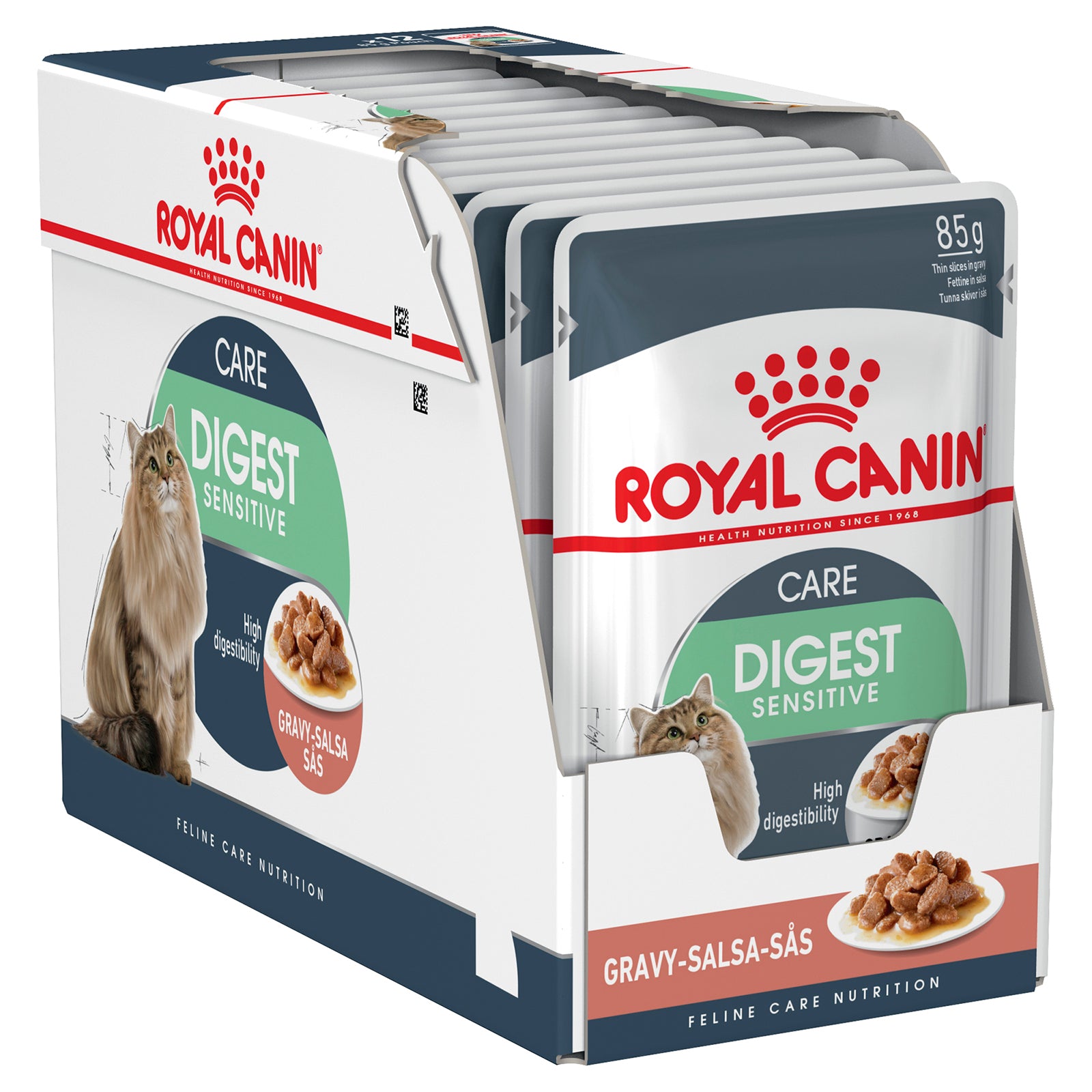 Royal Canin Cat Food Pouch Adult Digest Sensitive
