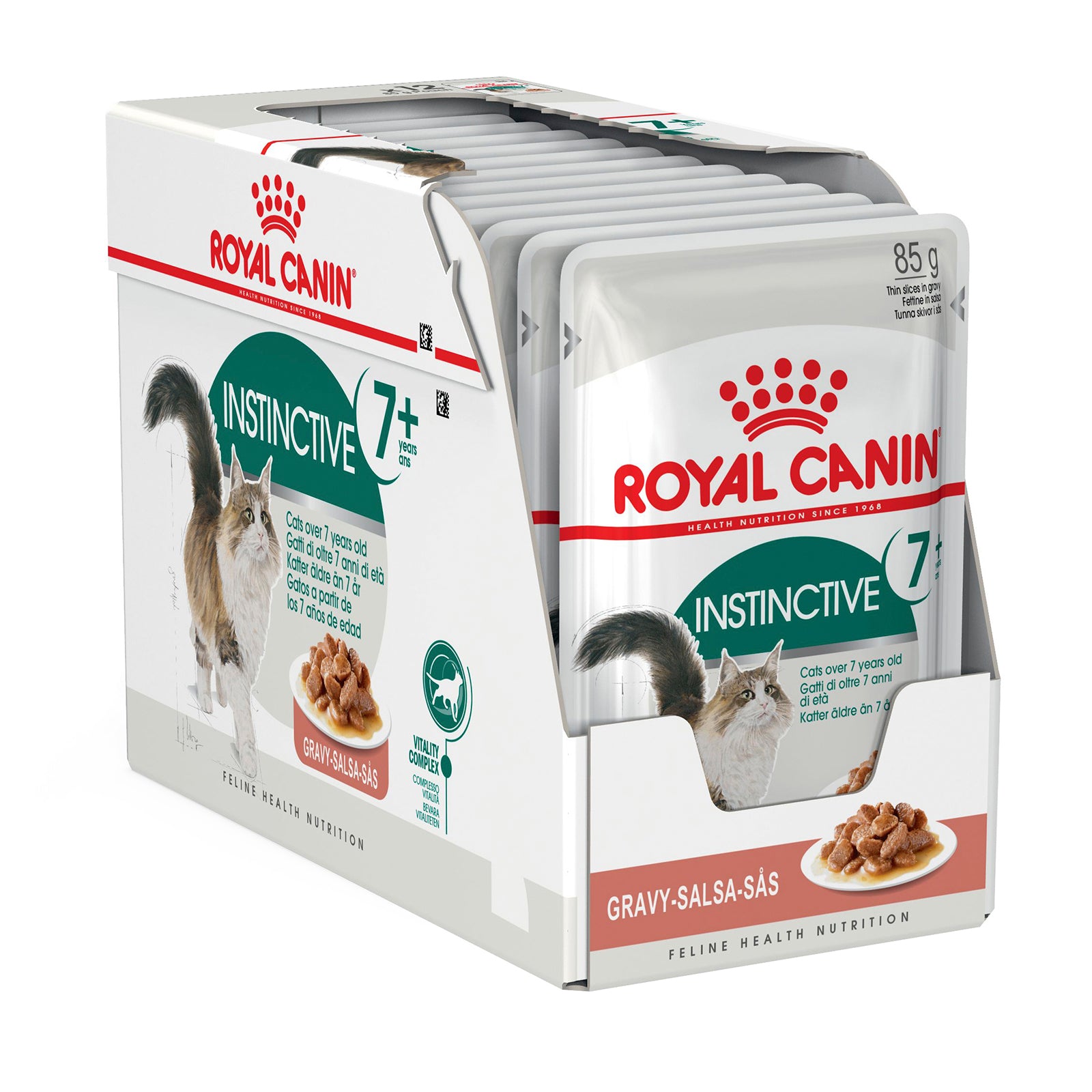 Royal Canin Cat Food Pouch Adult 7+ Instinctive in Gravy