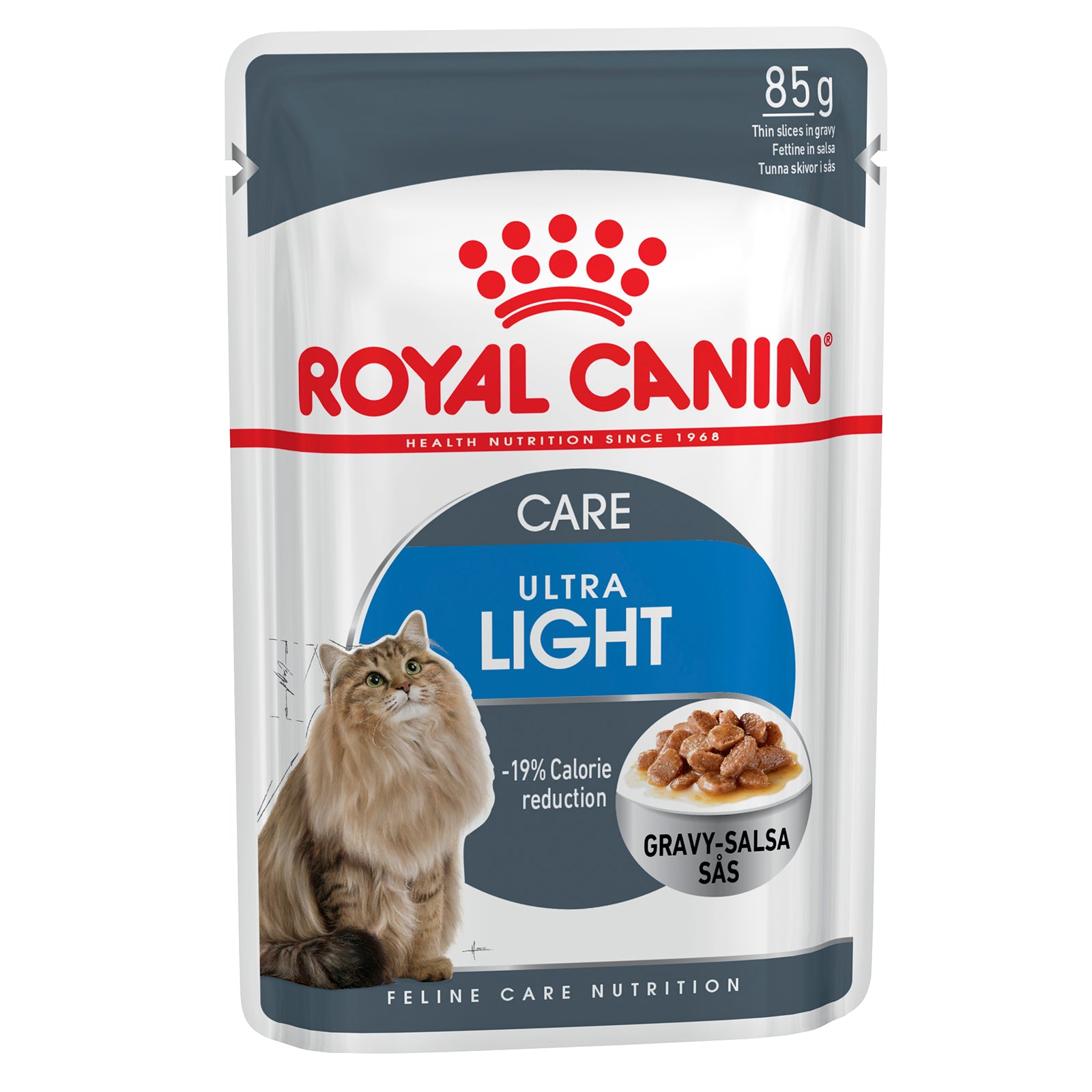Royal Canin Cat Food Pouch Adult Light Weight in Gravy