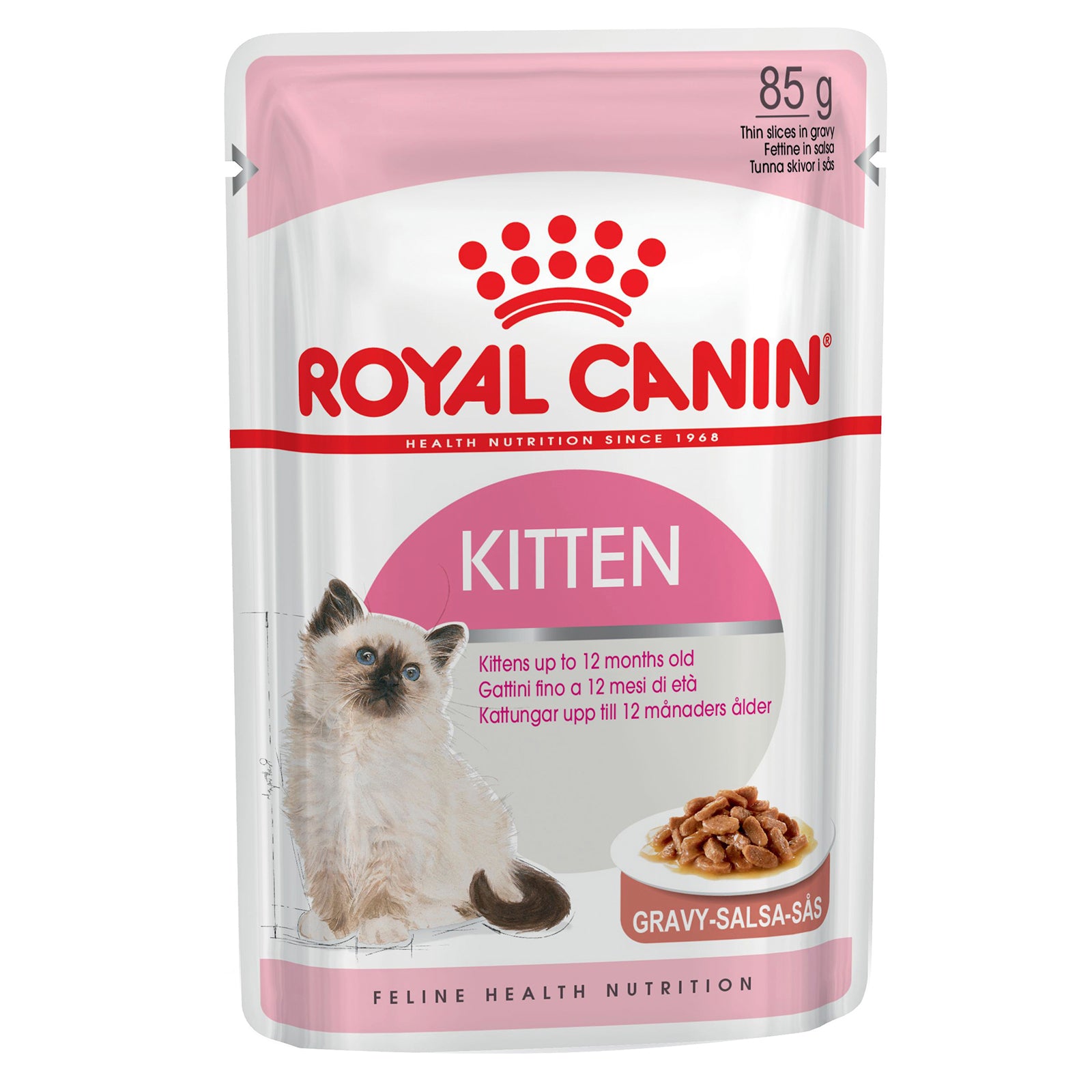 Royal Canin Cat Food Pouch Kitten in Gravy