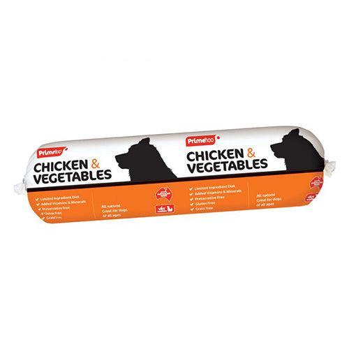 Prime100 Dog Food Roll Chicken & Vegetables