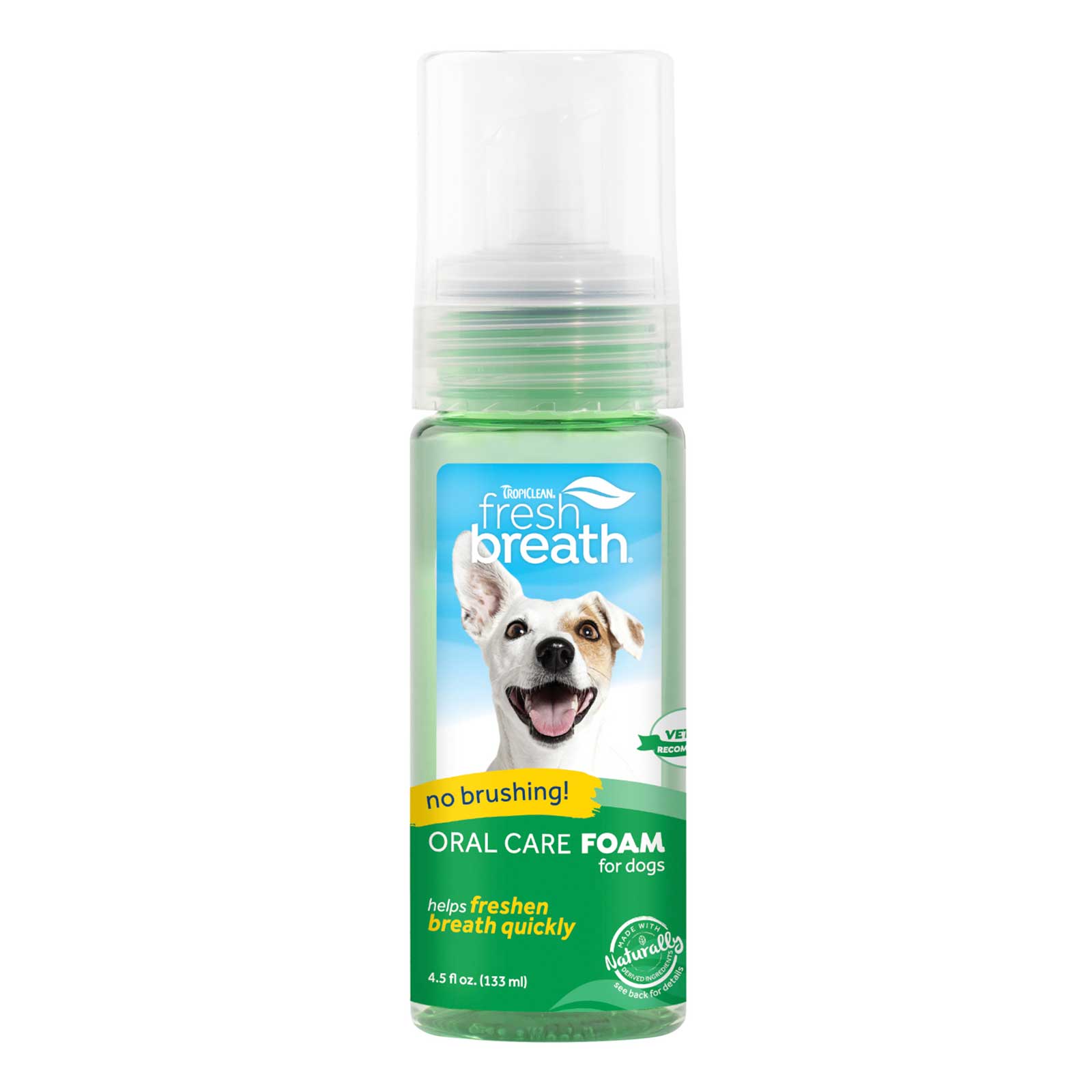 TropiClean Fresh Breath Mint Foam for Dogs