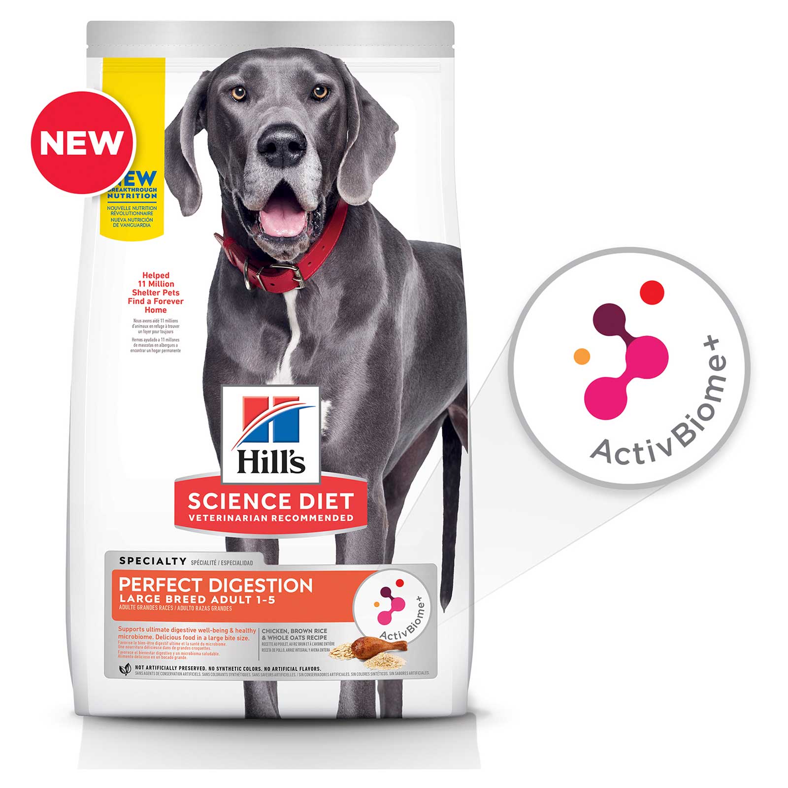 Hill's Science Diet Dog Food Adult Perfect Digestion Large Breed