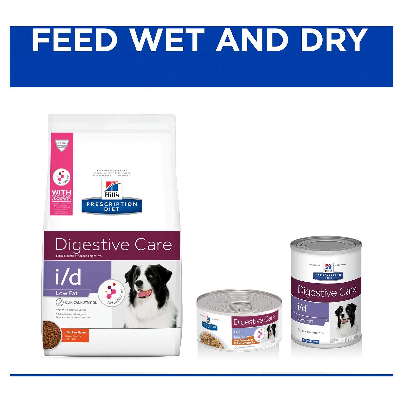 Hill's Prescription Diet Dog Food i/d Low Fat Digestive Care