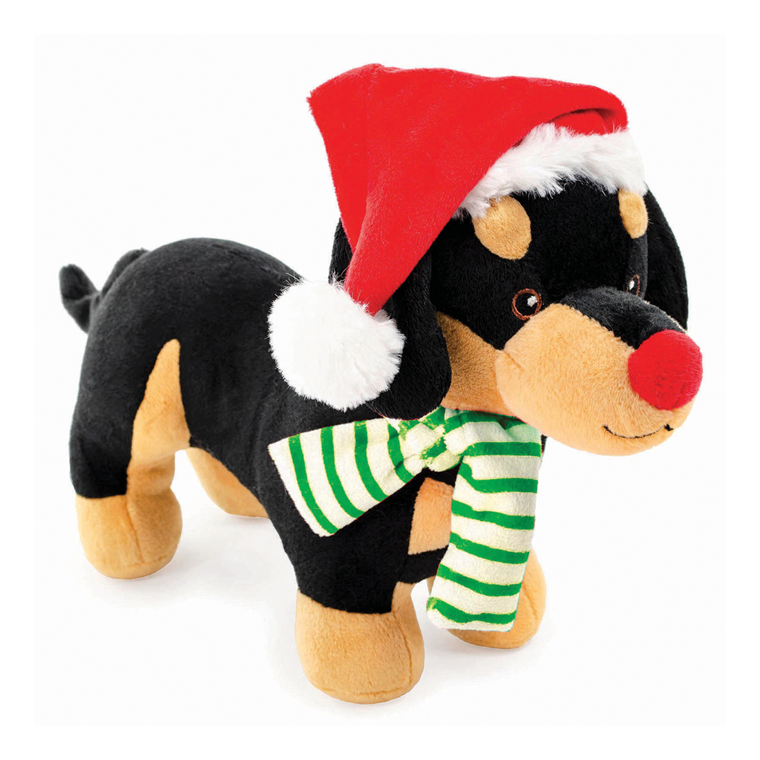 Prestige Pet Xmas Dog Toy Snuggle Pals Dachshund