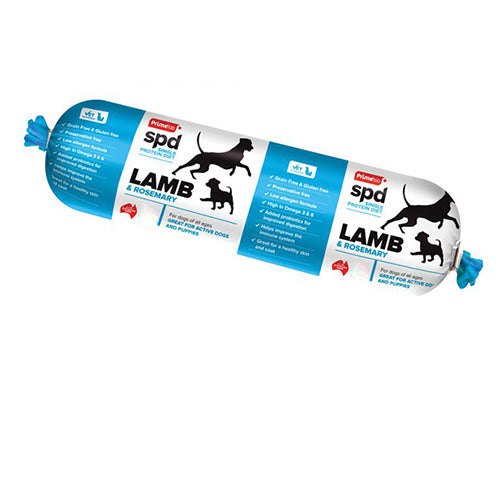 Buy Prime100 Dog Food Roll SPD Lamb & Rosemary Online Kellyville Pets