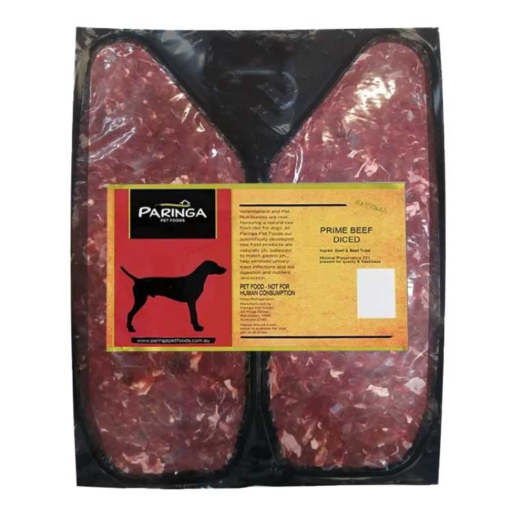 Paringa Raw Dog Food Gourmet Beef 5kg