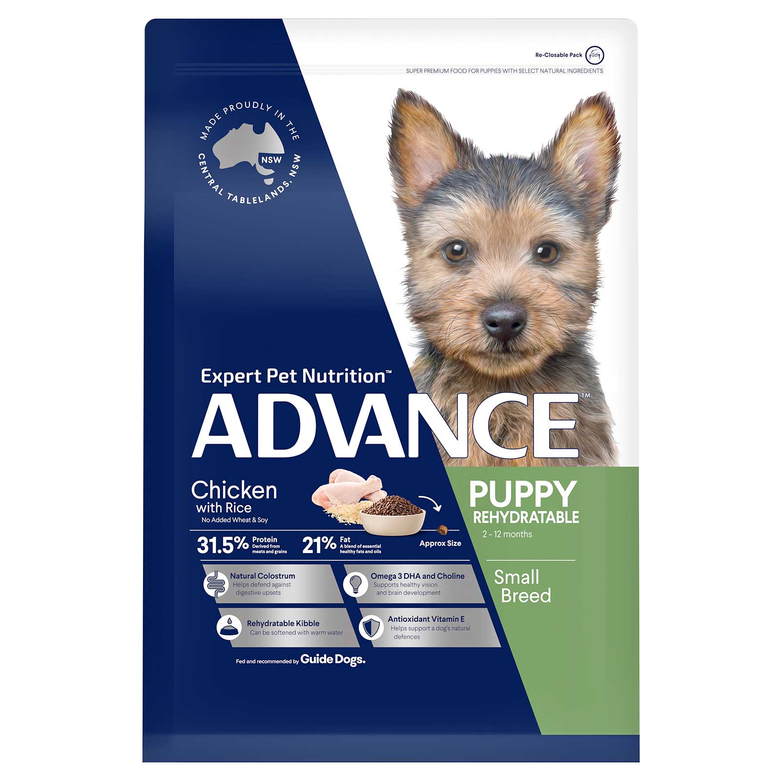 Advance Dog Food Puppy Small Breed Chicken with Rice