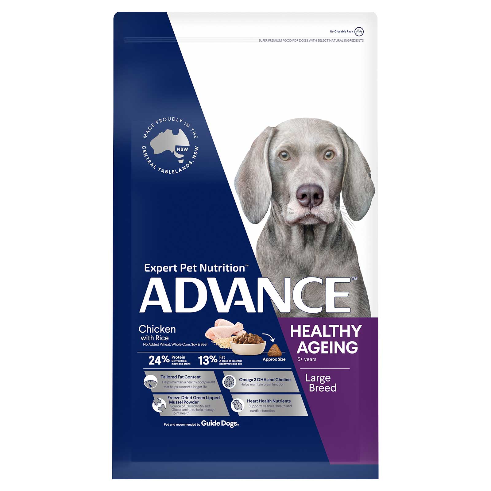 Advance Dog Food Mature Large Breed Chicken with Rice
