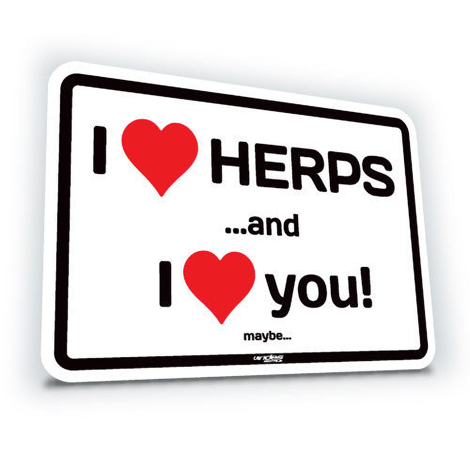 Sticker I Love Herps