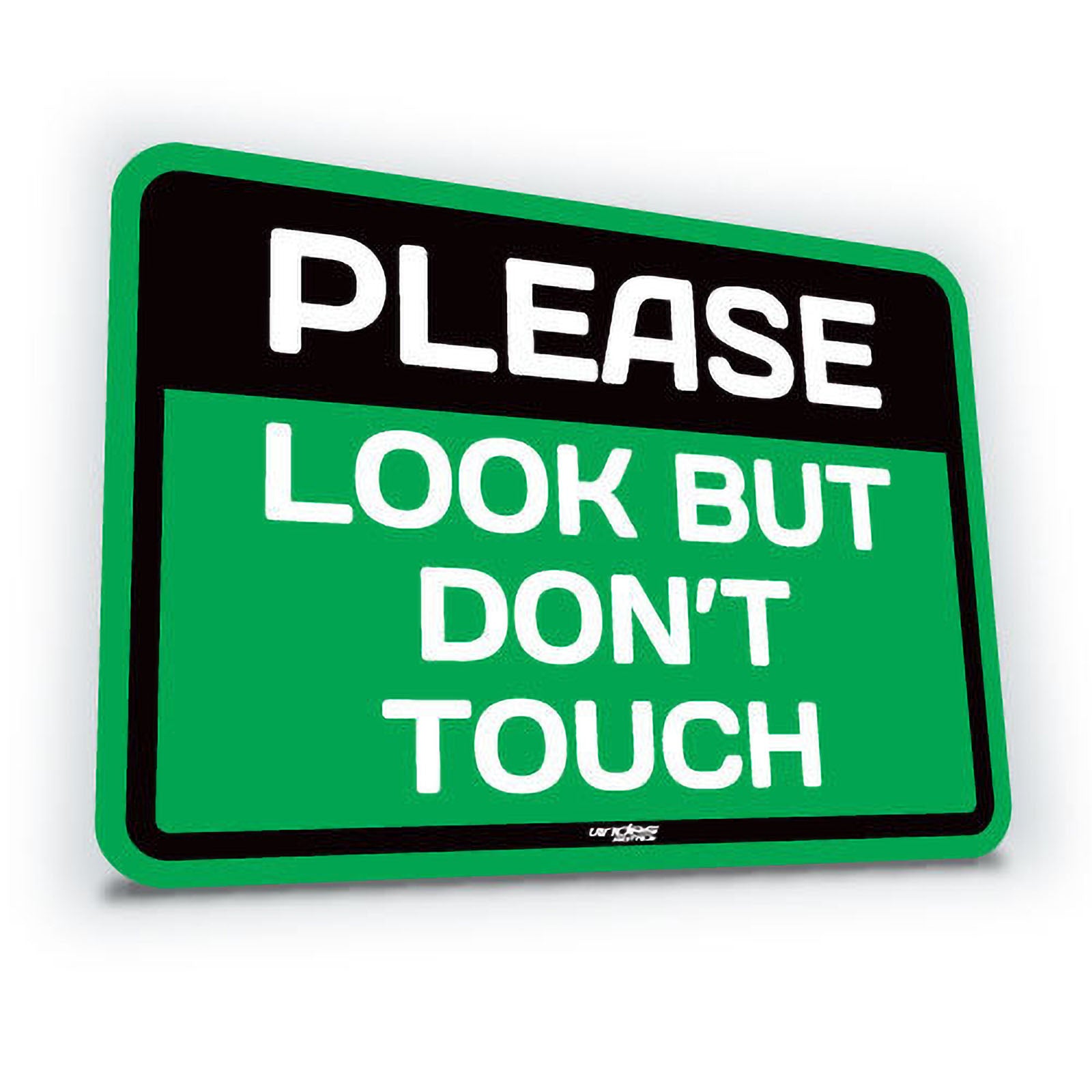 Sticker Please Look But Don't Touch