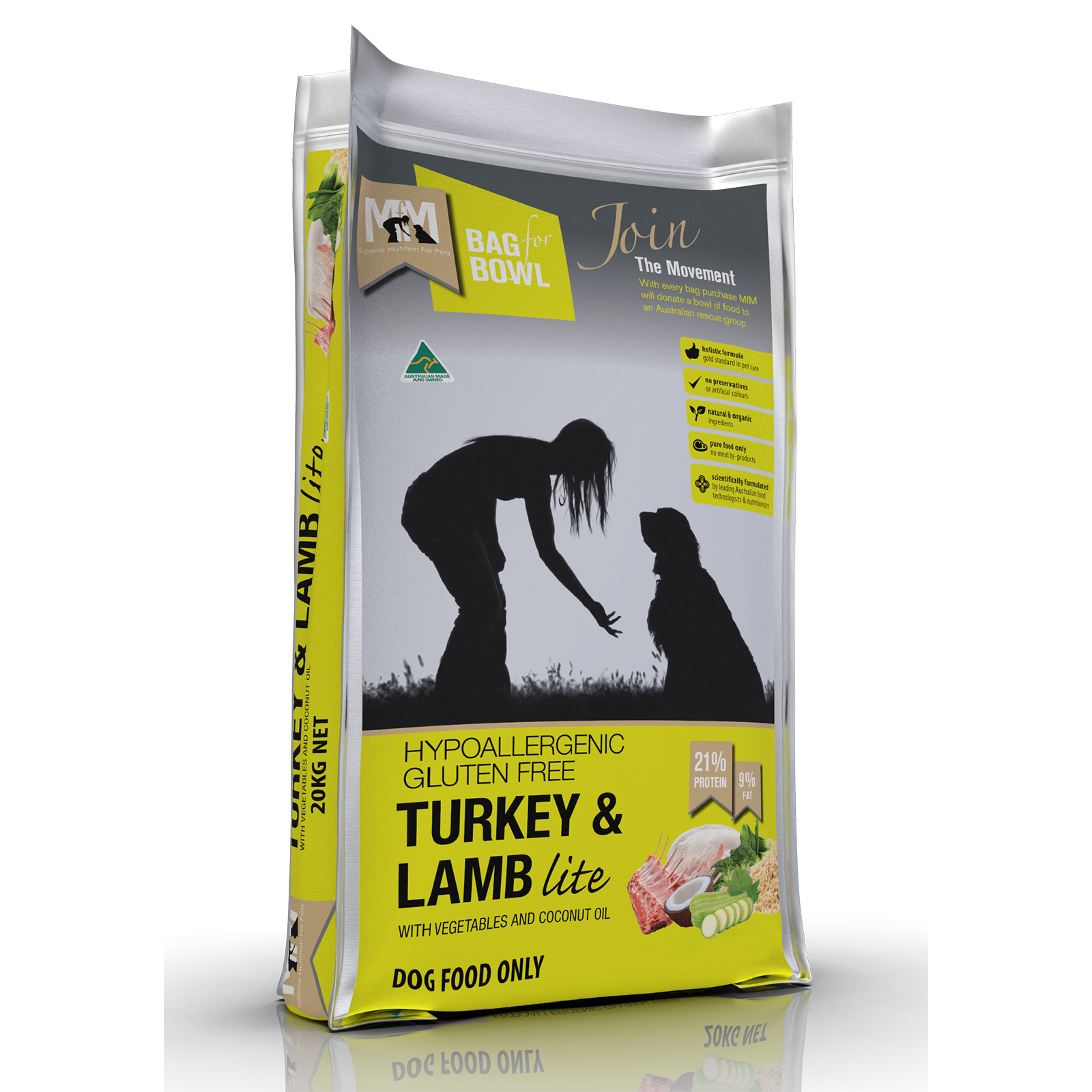 Meals For Mutts Dog Food Adult Lite Turkey & Lamb
