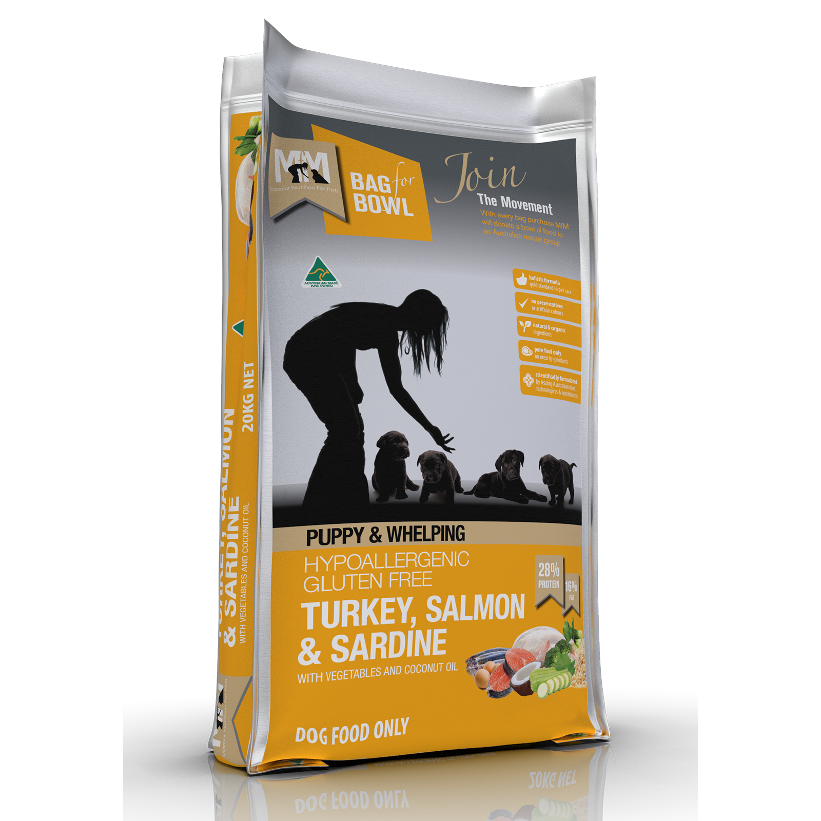 Meals For Mutts Dog Food Puppy Turkey & Salmon