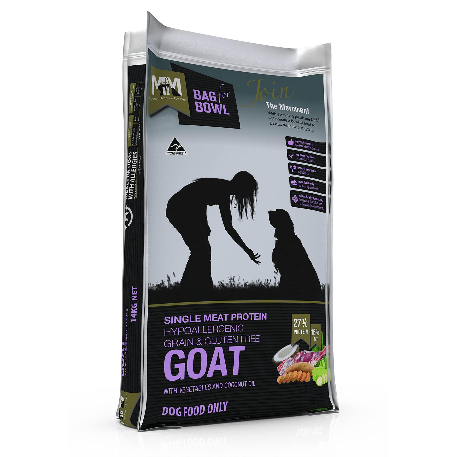 Meals For Mutts Dog Food Adult Single Protein Goat