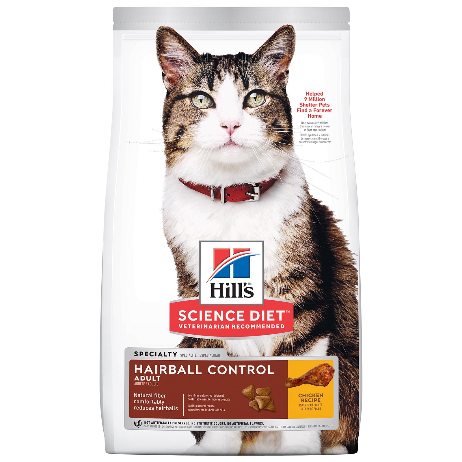 Hill's Science Diet Cat Food Adult Hairball Control