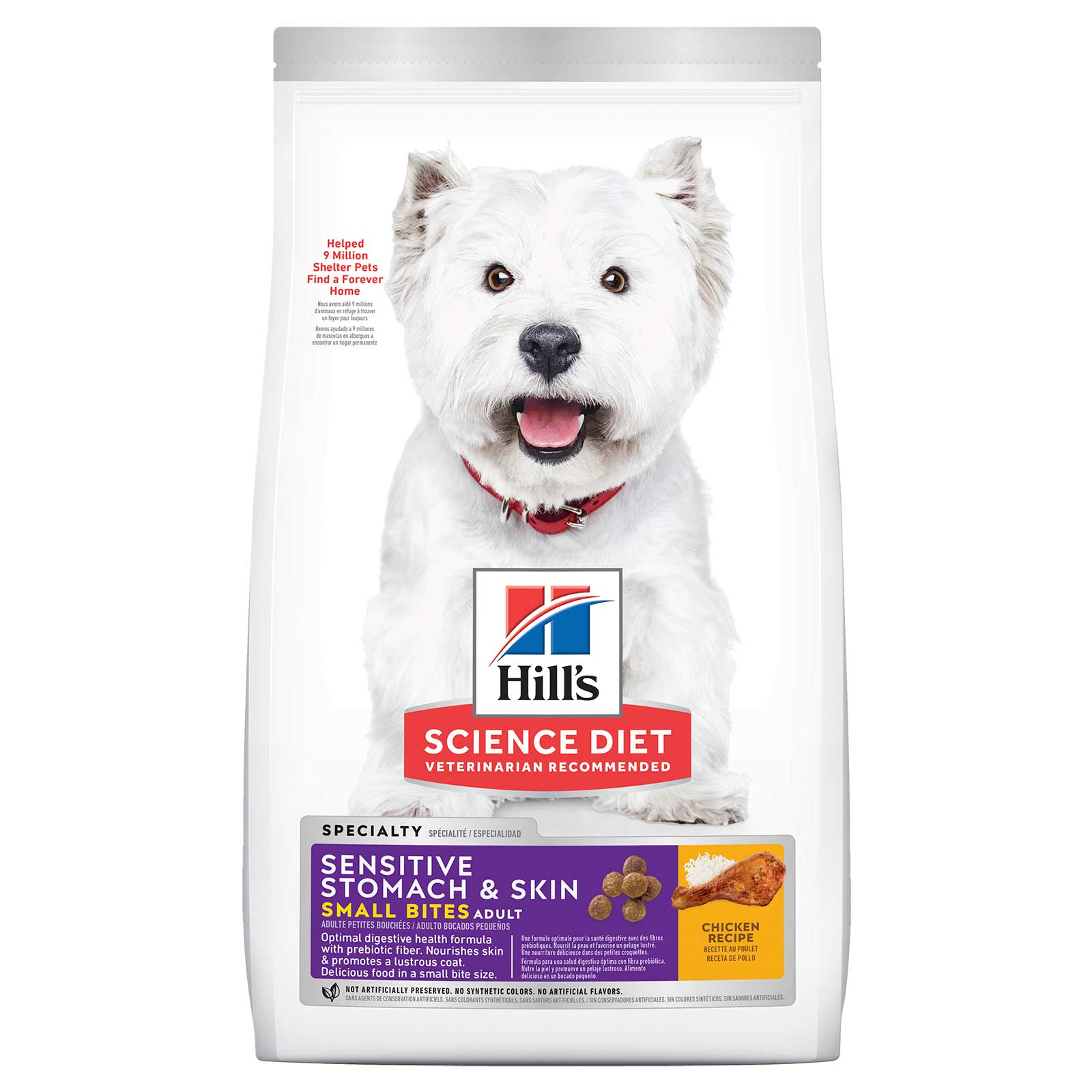 Hill's Science Diet Dog Food Adult Sensitive Stomach & Skin Small Bites