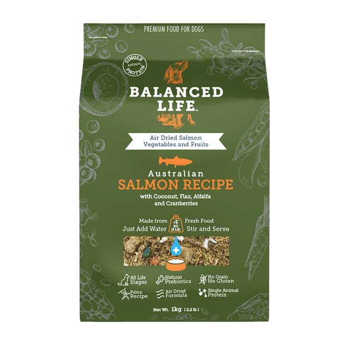 Balanced Life Dog Food Rehydrate Salmon