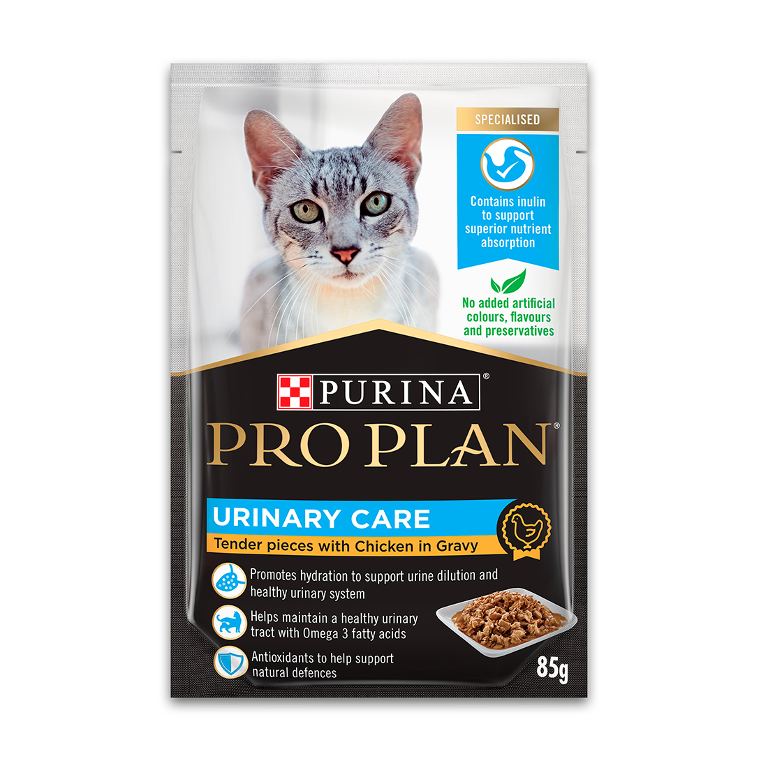 Pro Plan Cat Food Pouch Adult Urinary Health Chicken & Gravy
