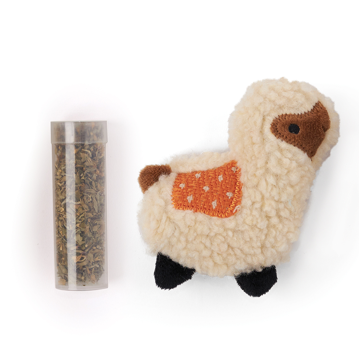 Kazoo Cat Toy Love A Llama with Catnip and Silvervine