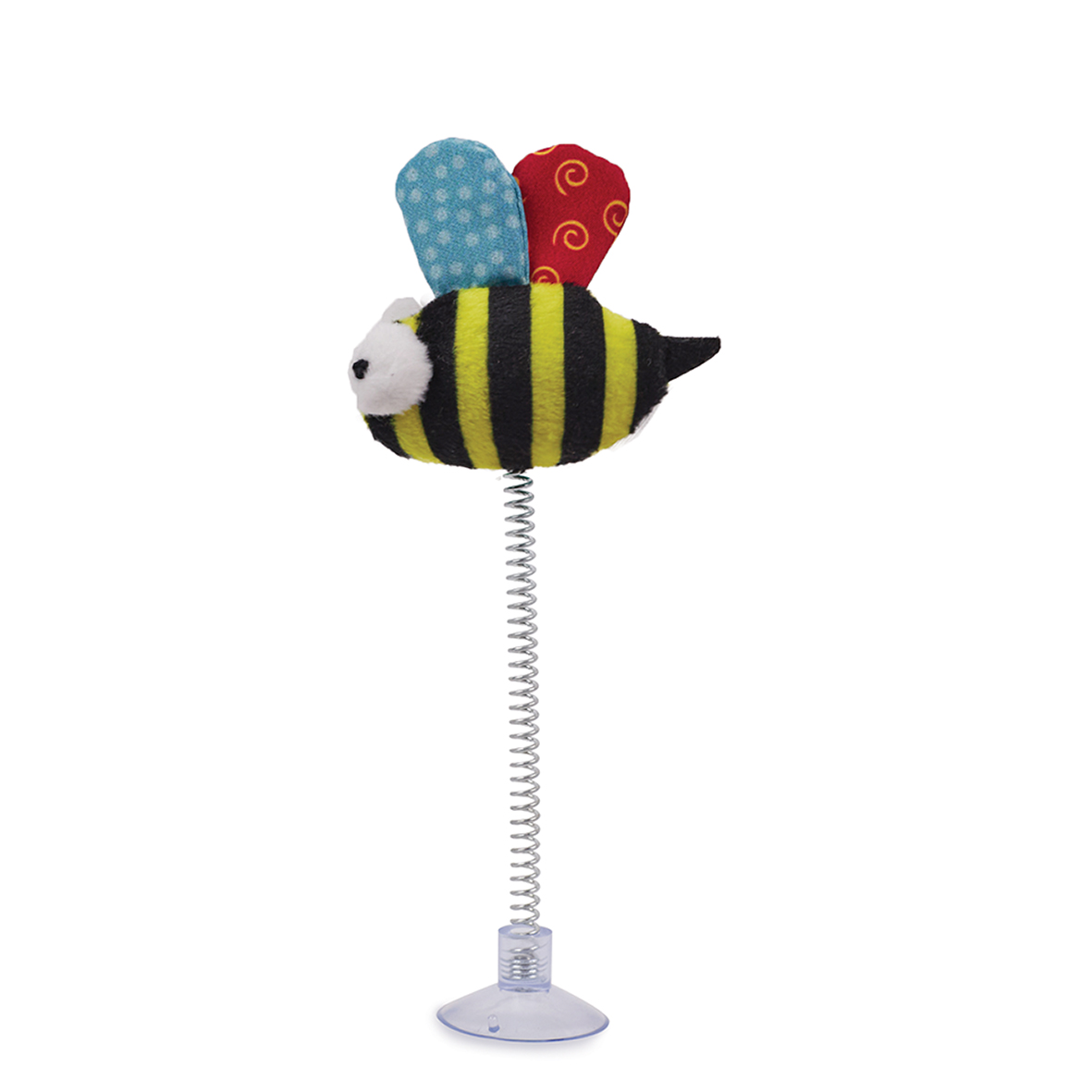 Kazoo Cat Toy Bouncy Bee with Catnip
