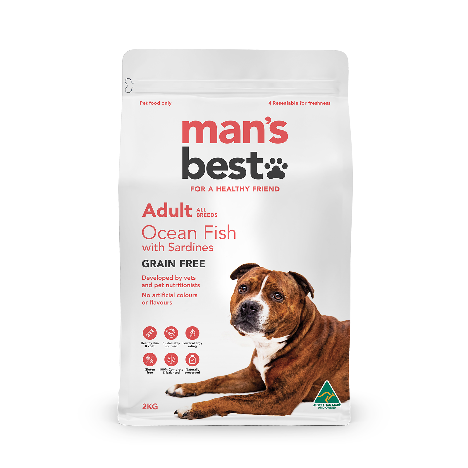Man's Best Dog Food Adult Ocean Fish