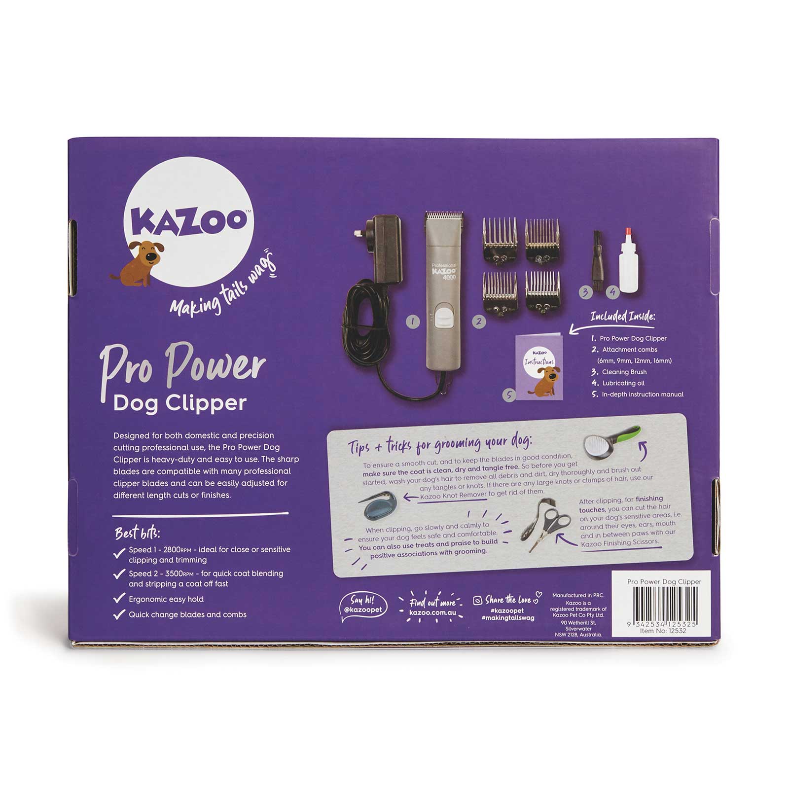 Kazoo Dog Clipper Pro Power 4000