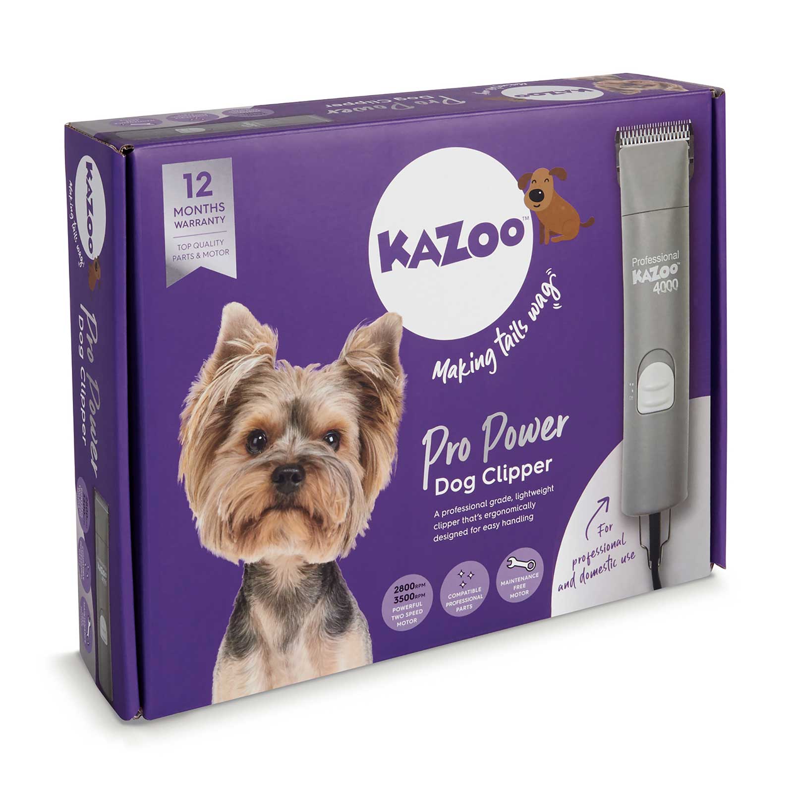 Kazoo Dog Clipper Pro Power 4000